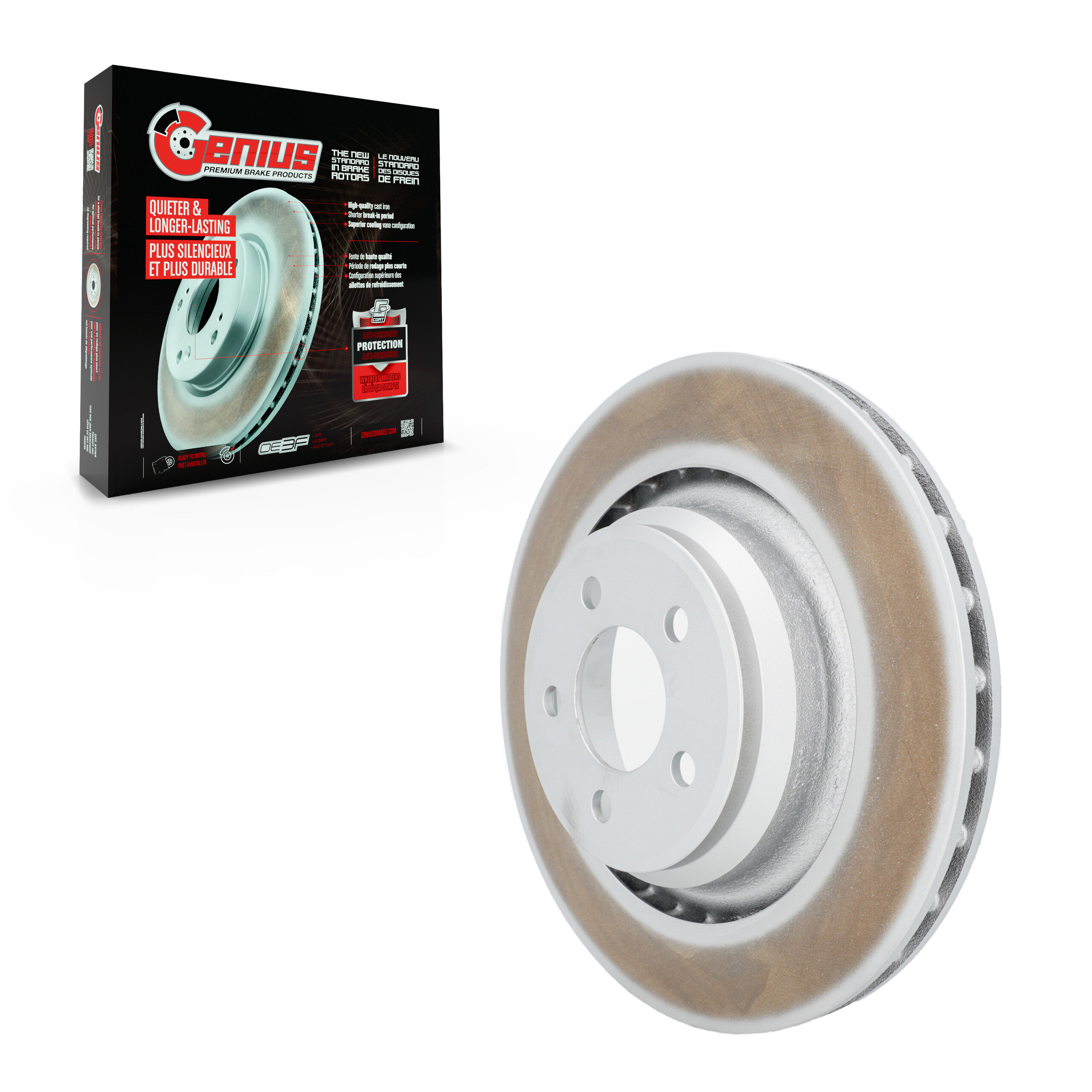 Genius - GCR-780390 - Rear Disc Brake Rotor