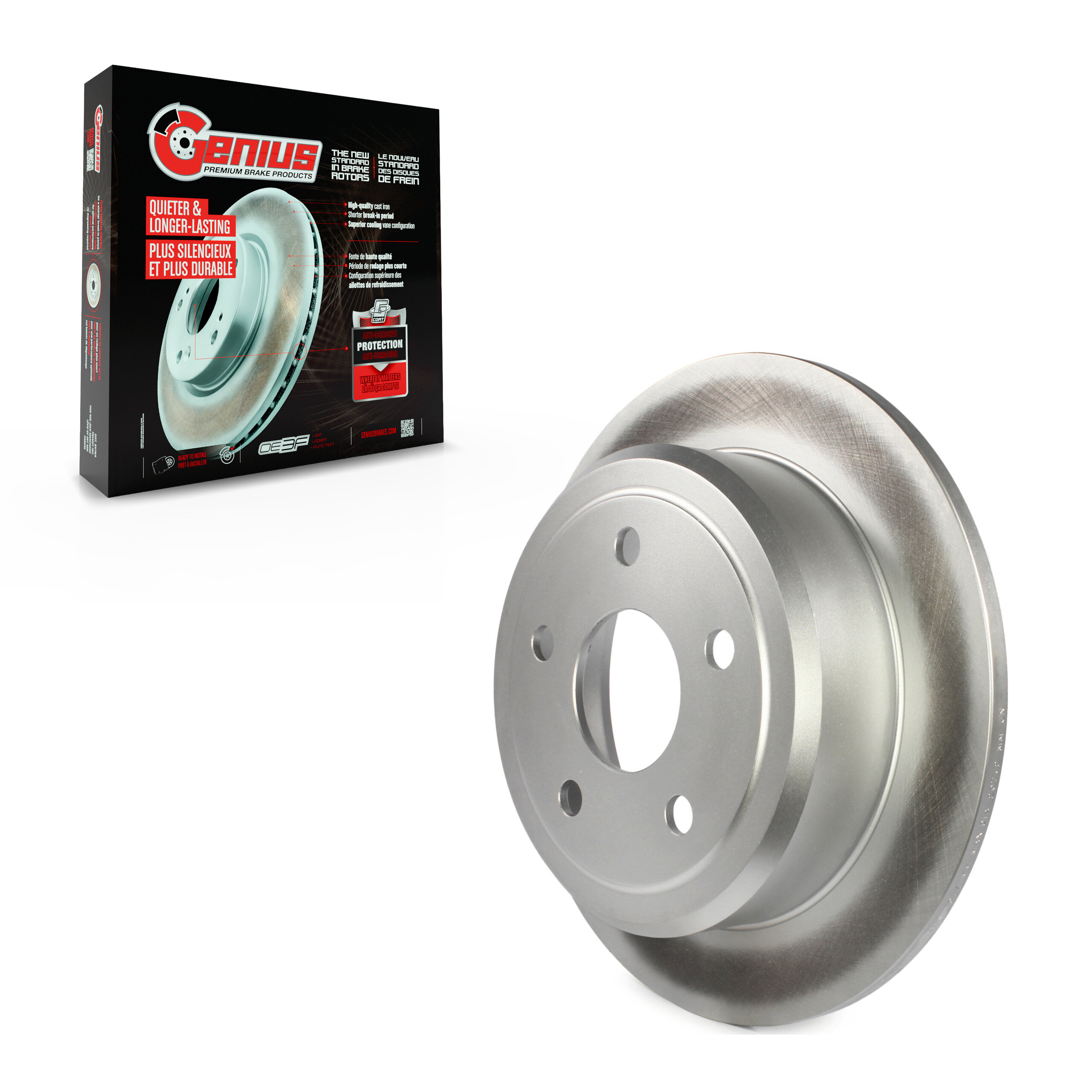 Genius - GCR-780519 - Rear Disc Brake Rotor