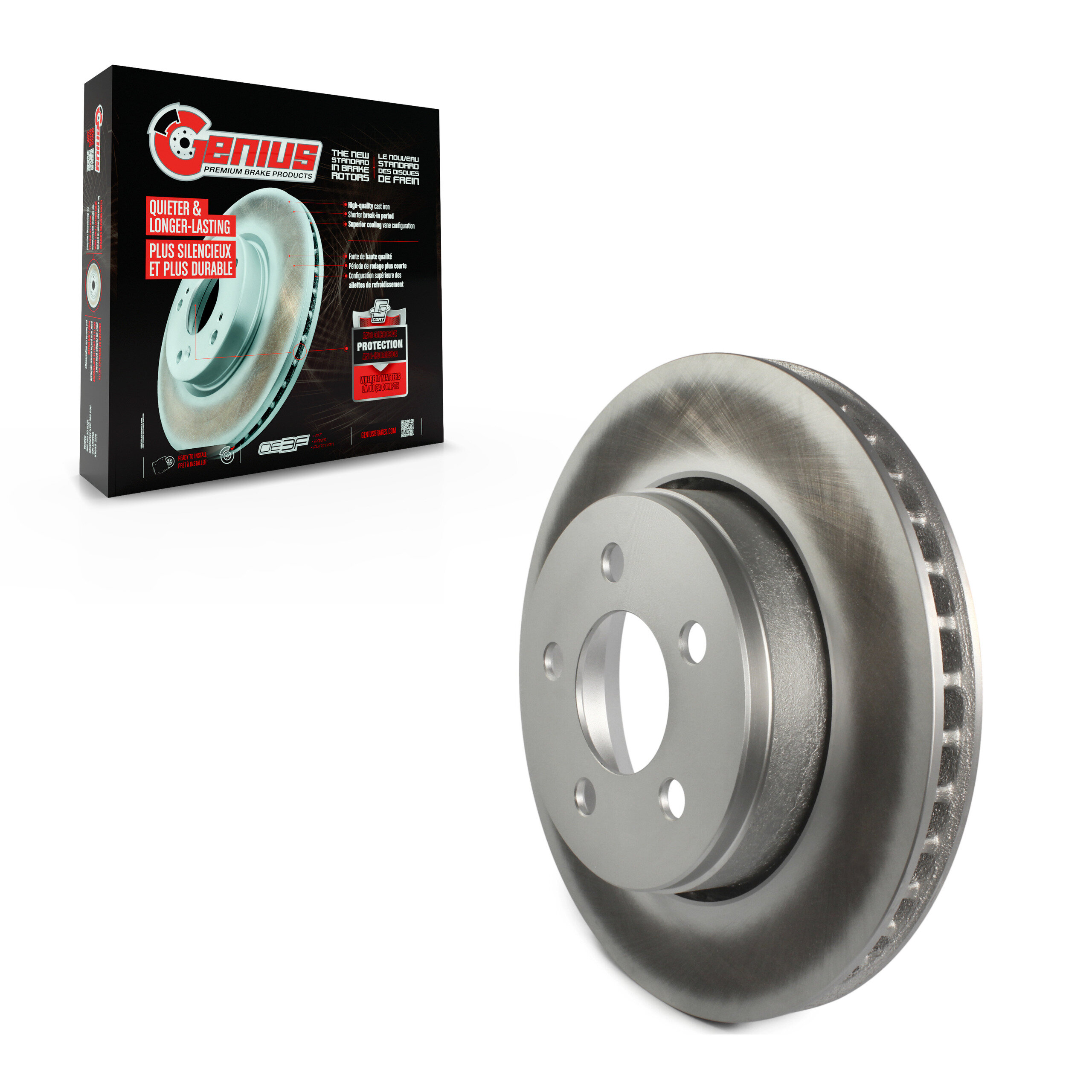 Genius - GCR-780540 - Front Disc Brake Rotor