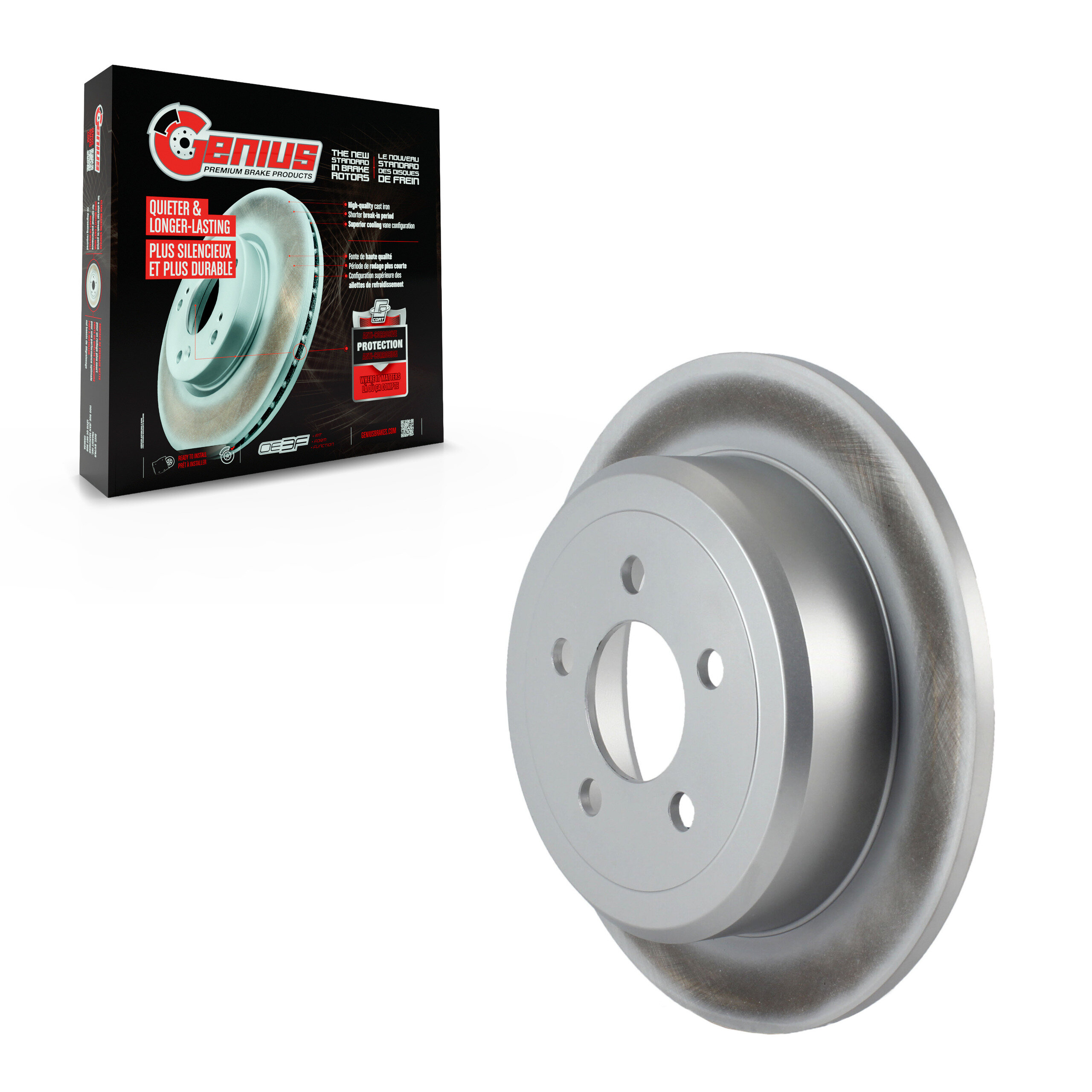 Genius - GCR-780542 - Rear Disc Brake Rotor