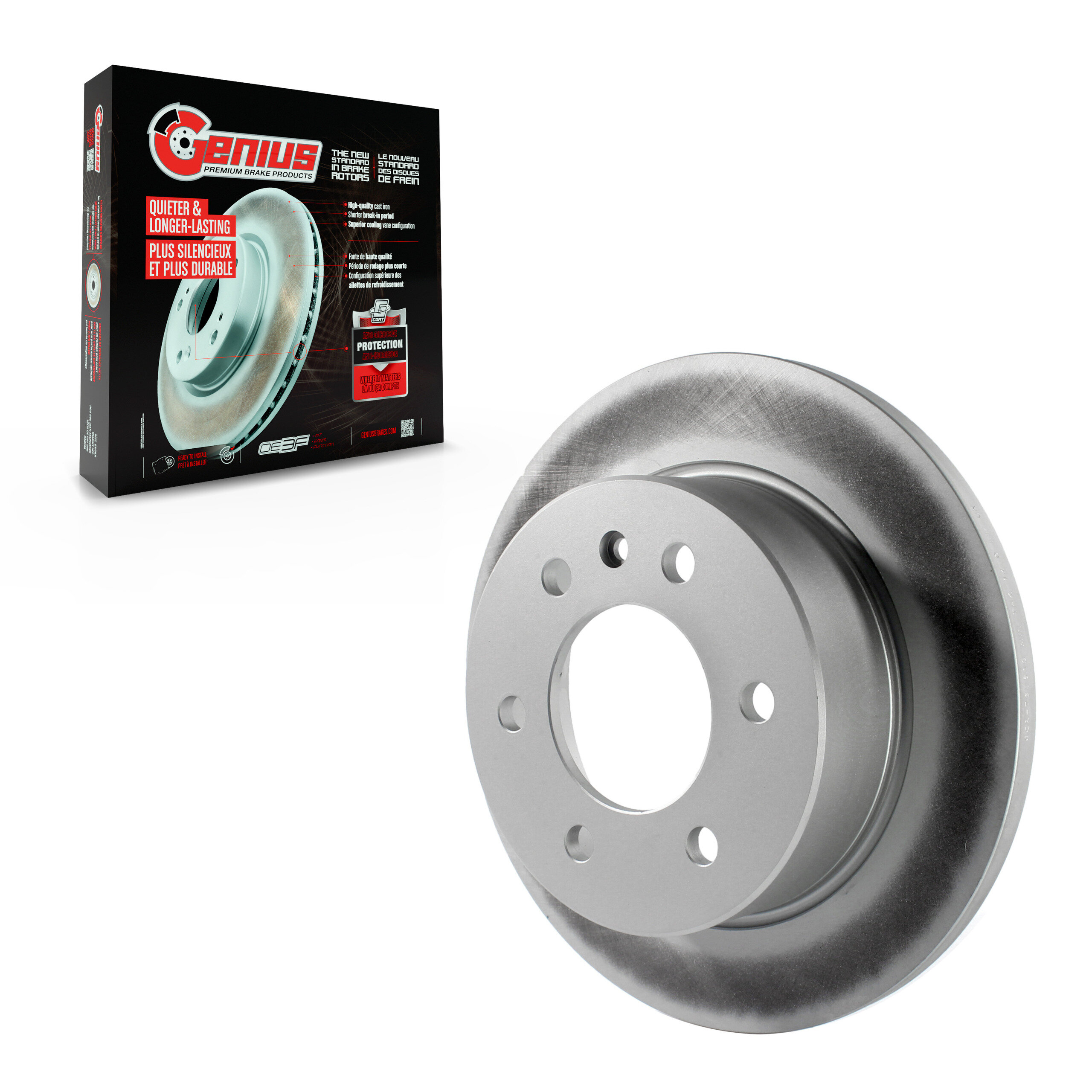 Genius - GCR-780613 - Rear Disc Brake Rotor