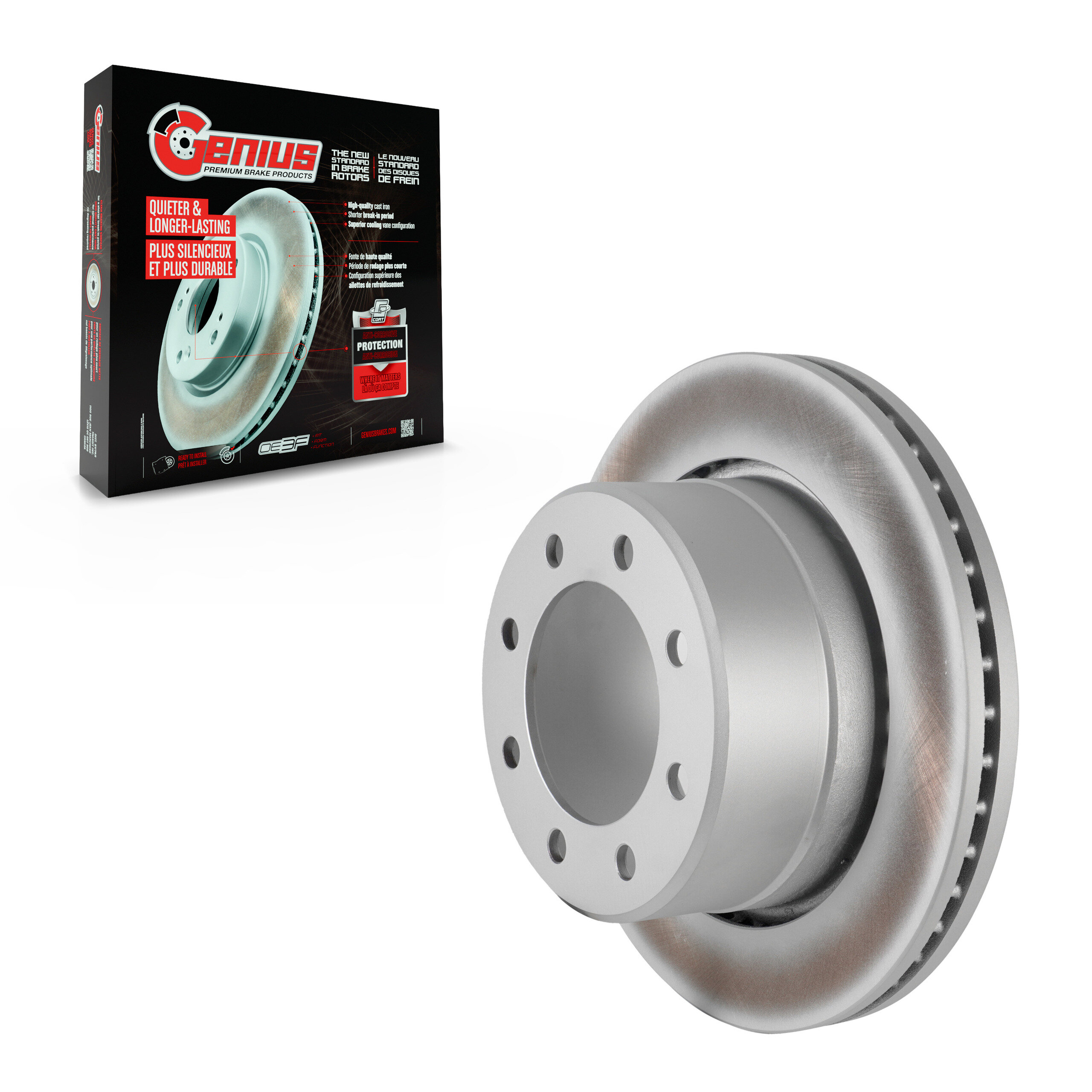 Genius - GCR-780733 - Rear Disc Brake Rotor
