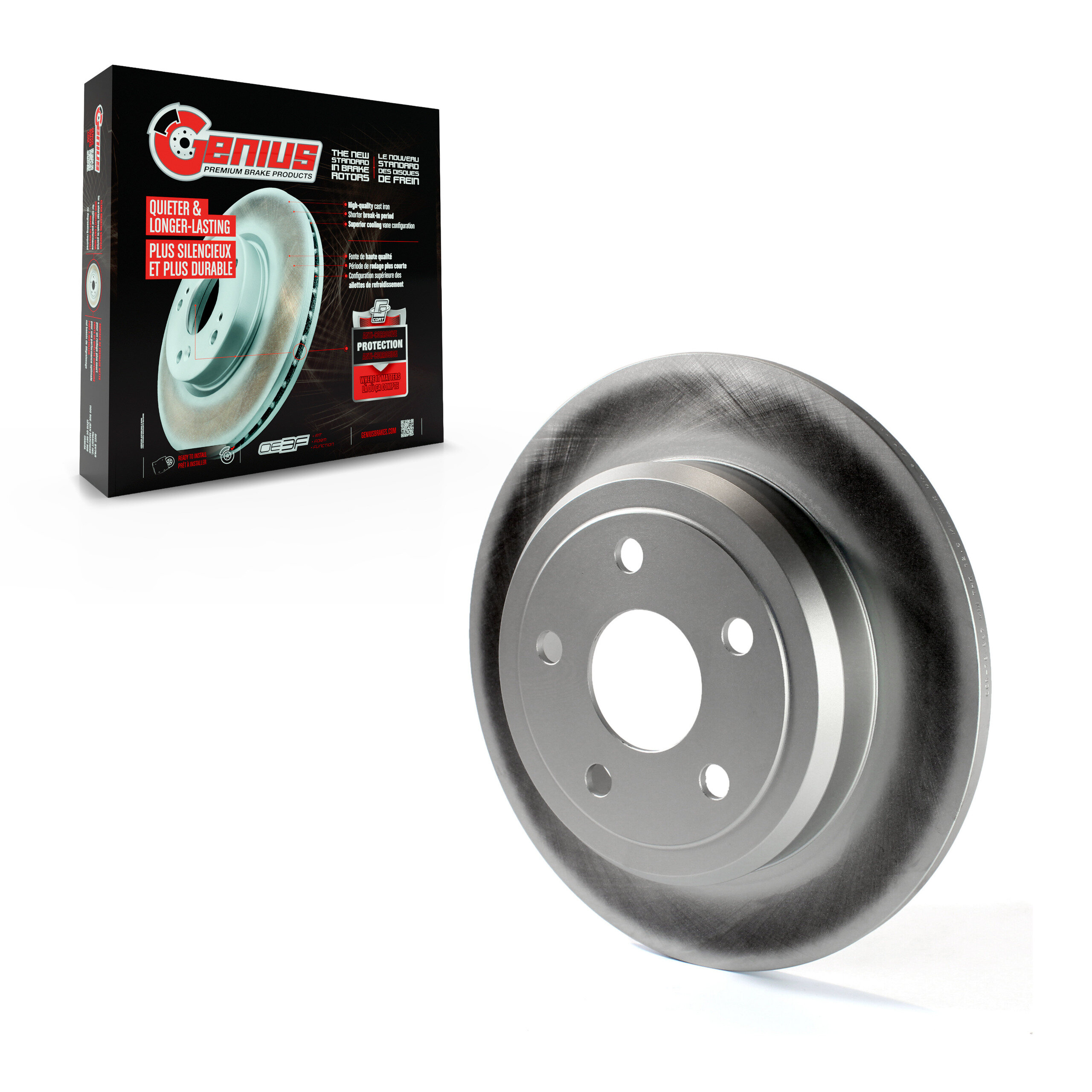 Genius - GCR-780867 - Rear Disc Brake Rotor