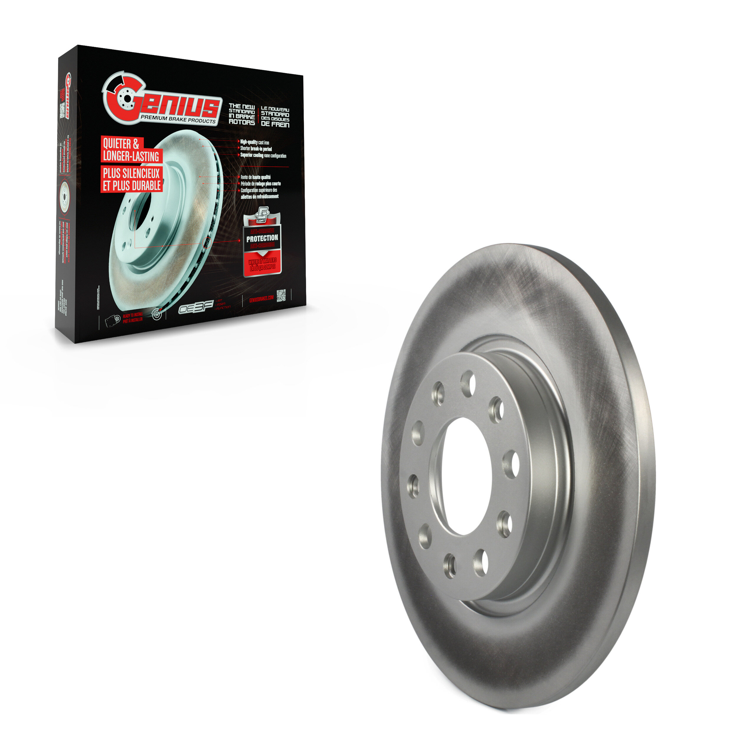 Genius - GCR-781099 - Rear Disc Brake Rotor