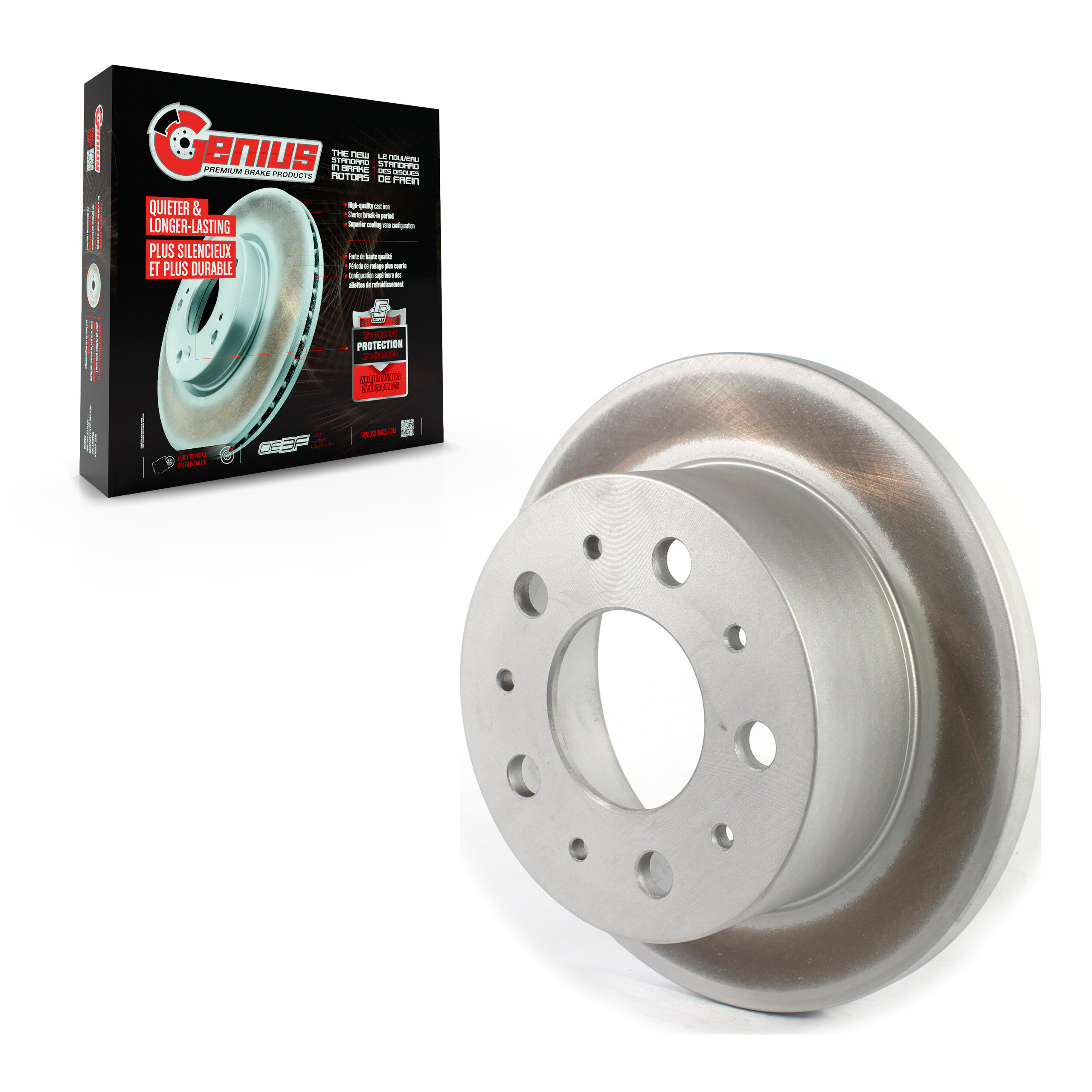 Genius - GCR-781109 - Rear Disc Brake Rotor