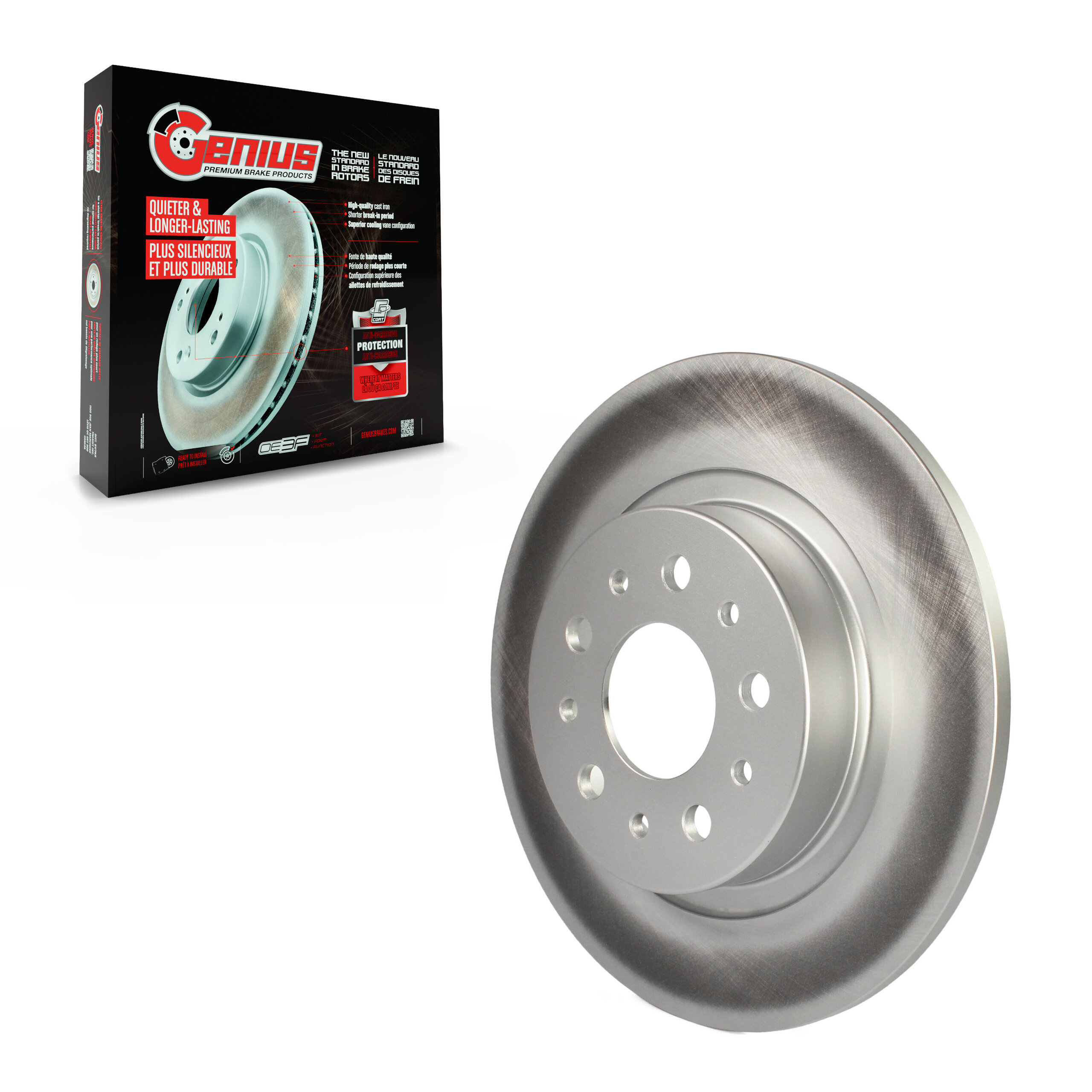 Genius - GCR-781769 - Rear Disc Brake Rotor