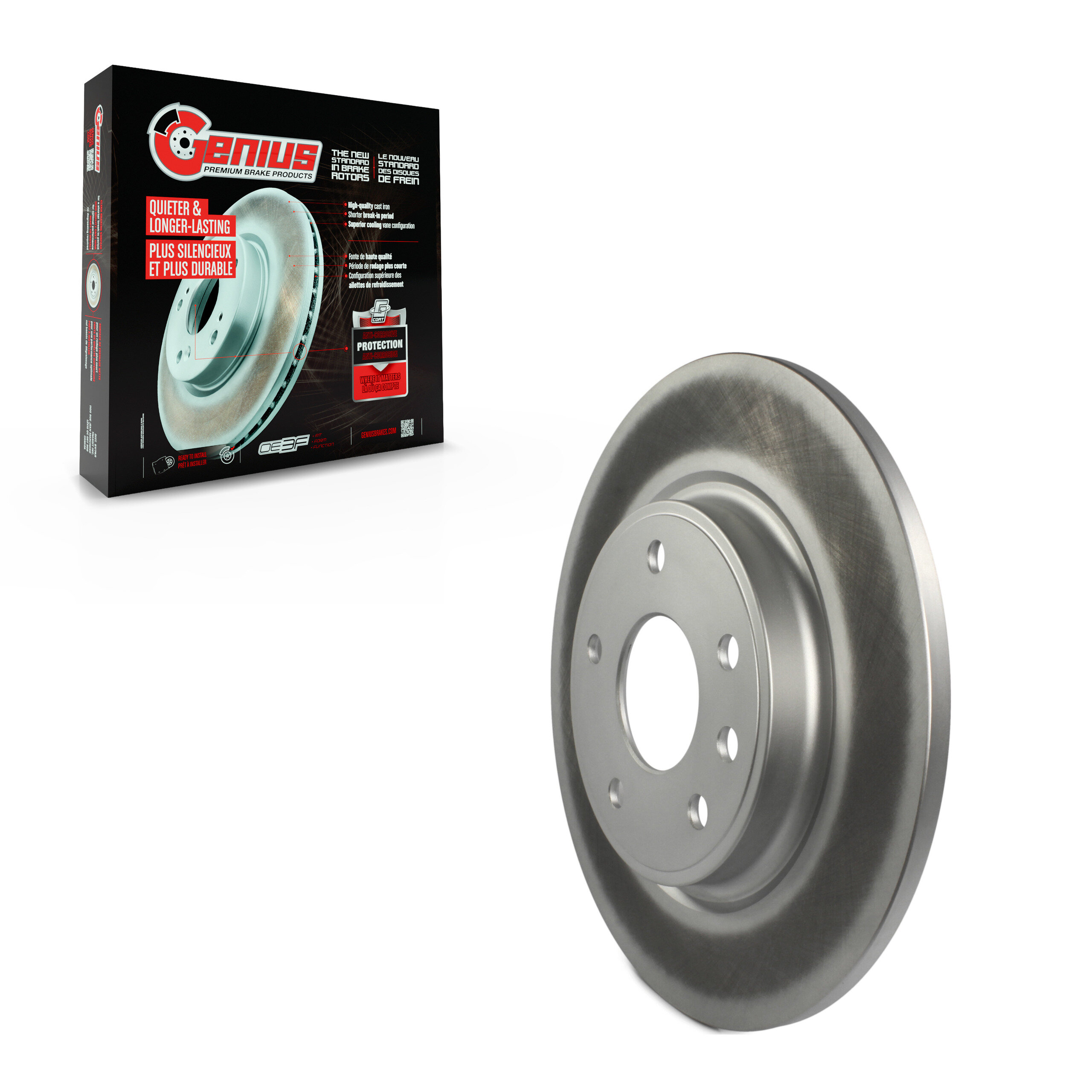Genius - GCR-782040 - Rear Disc Brake Rotor