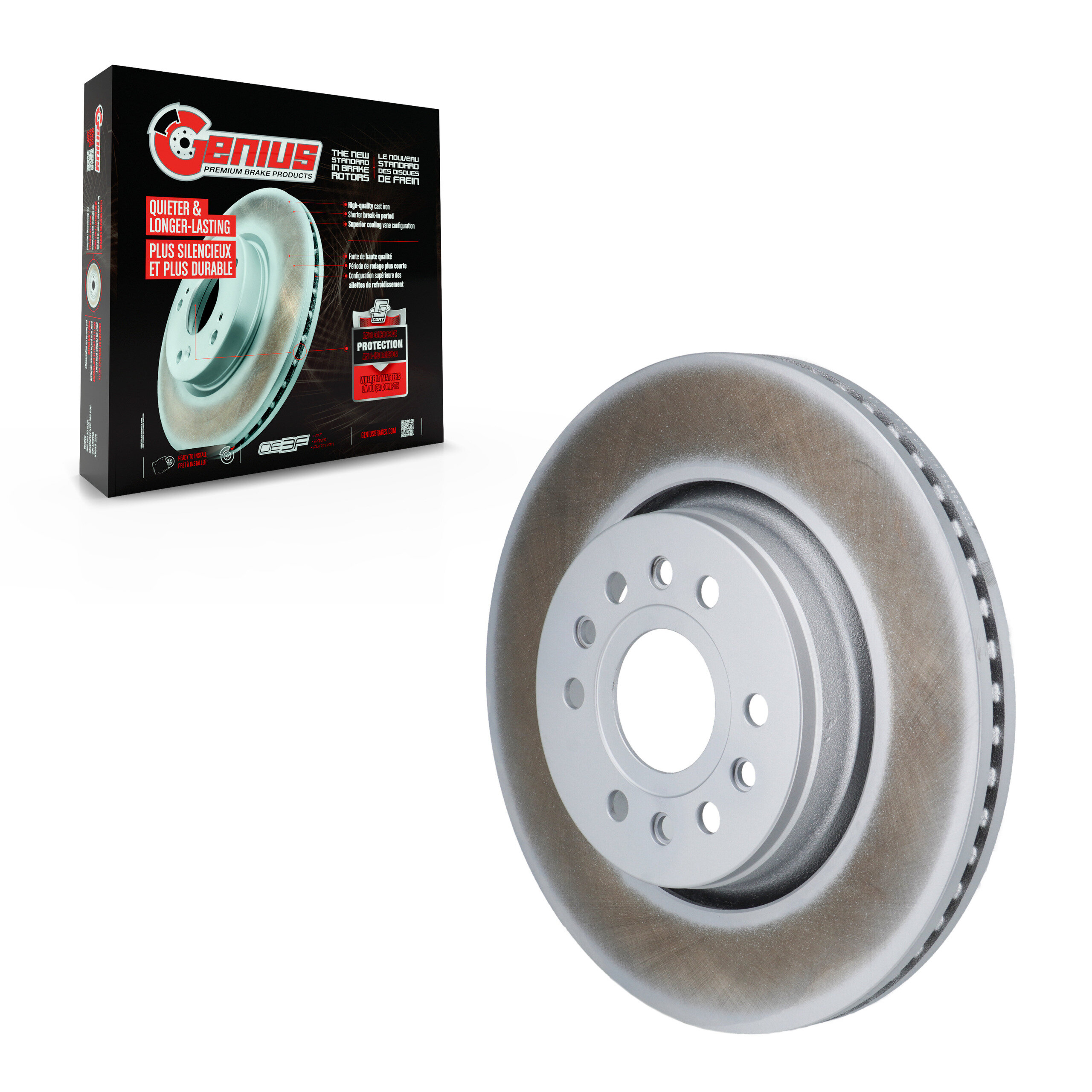 Genius - GCR-782776 - Front Disc Brake Rotor