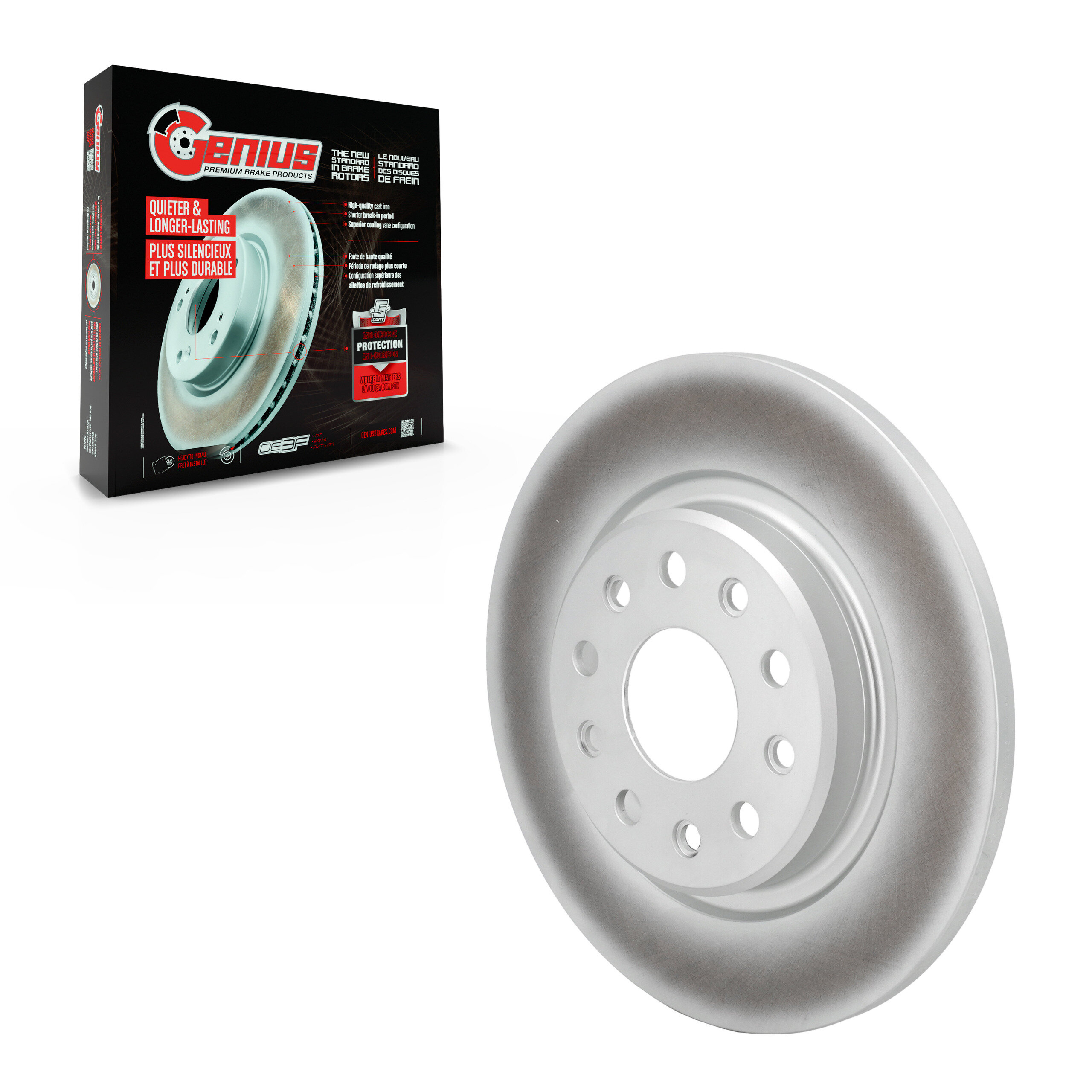 Genius - GCR-782869 - Rear Disc Brake Rotor