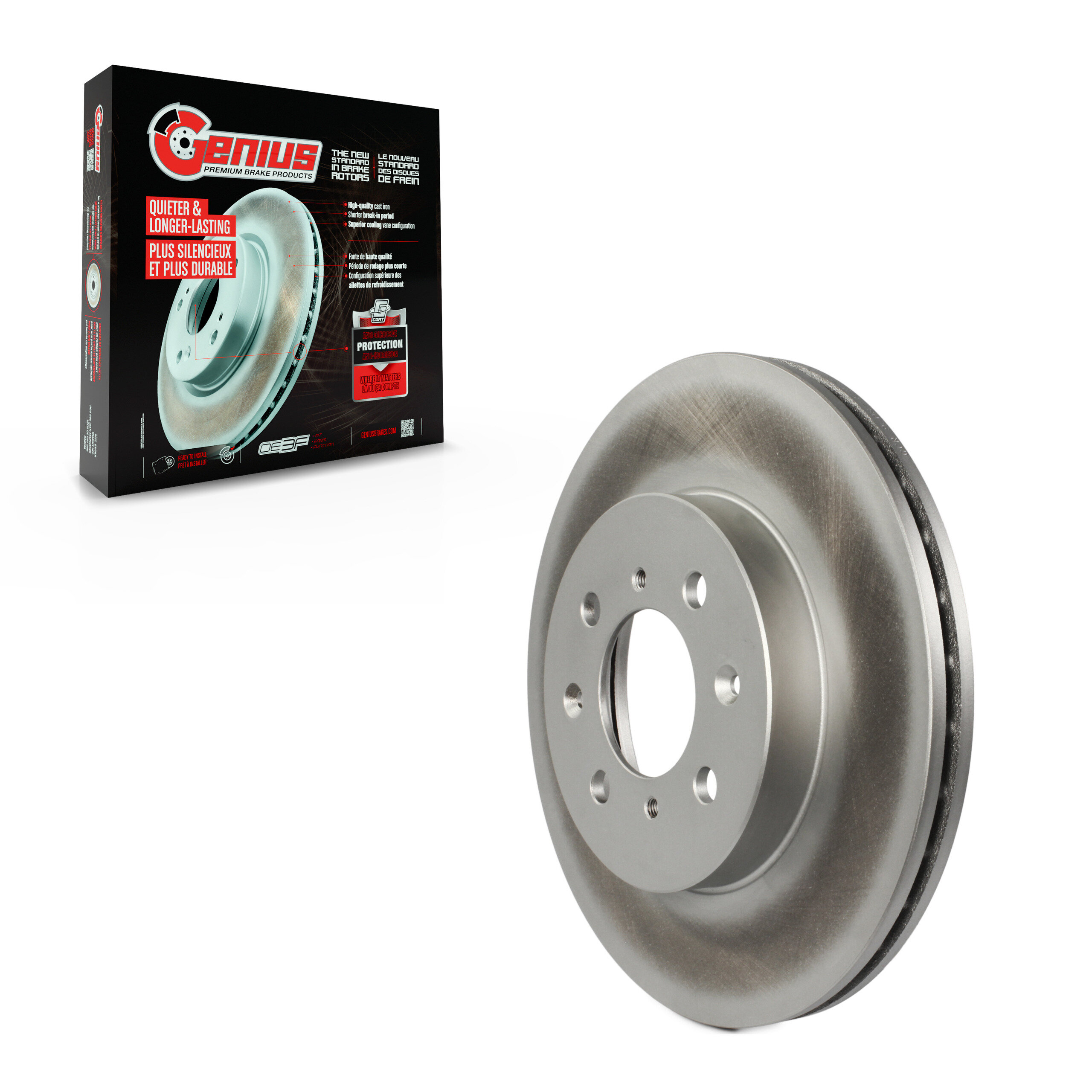 Genius - GCR-96087 - Front Disc Brake Rotor
