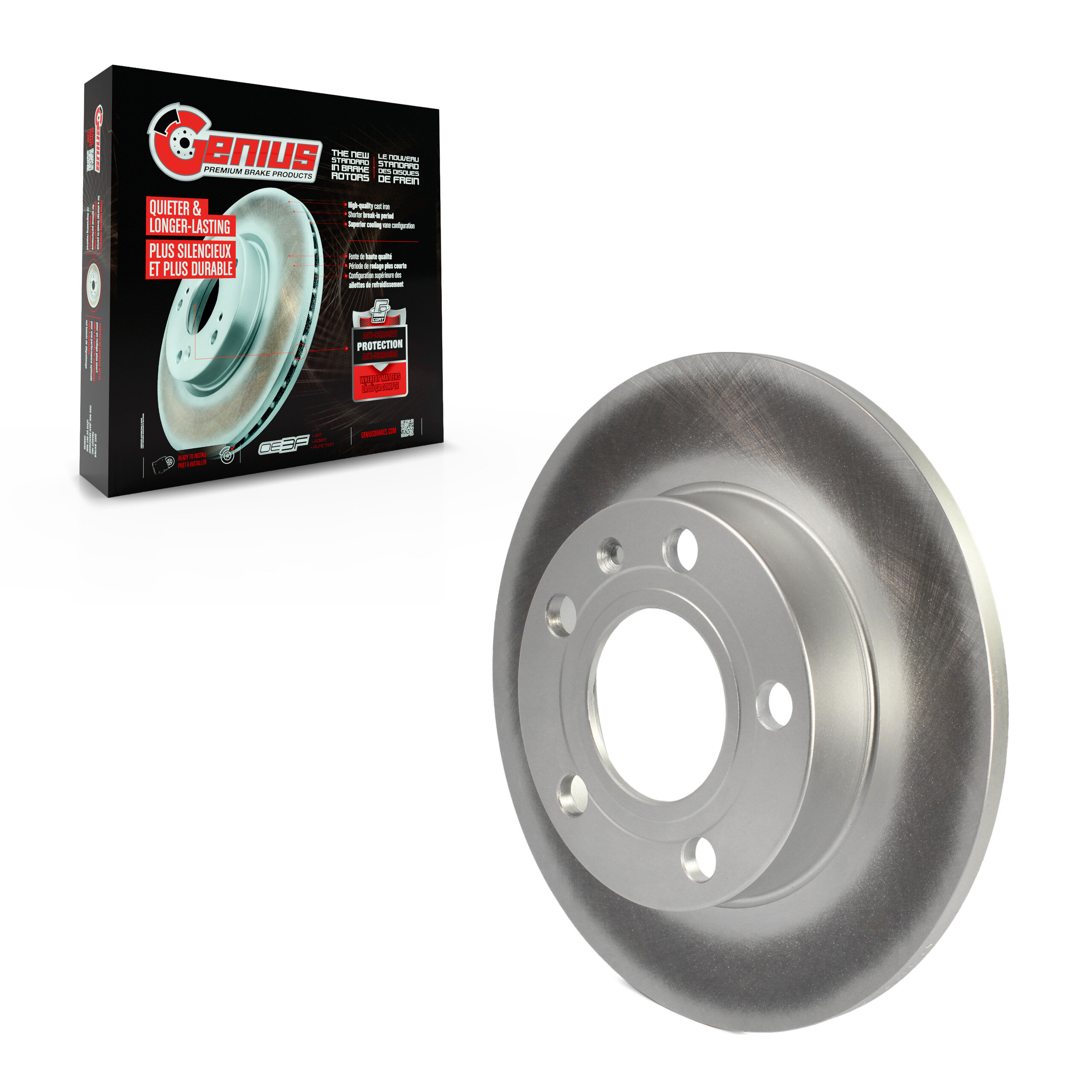 Genius - GCR-96424 - Rear Disc Brake Rotor