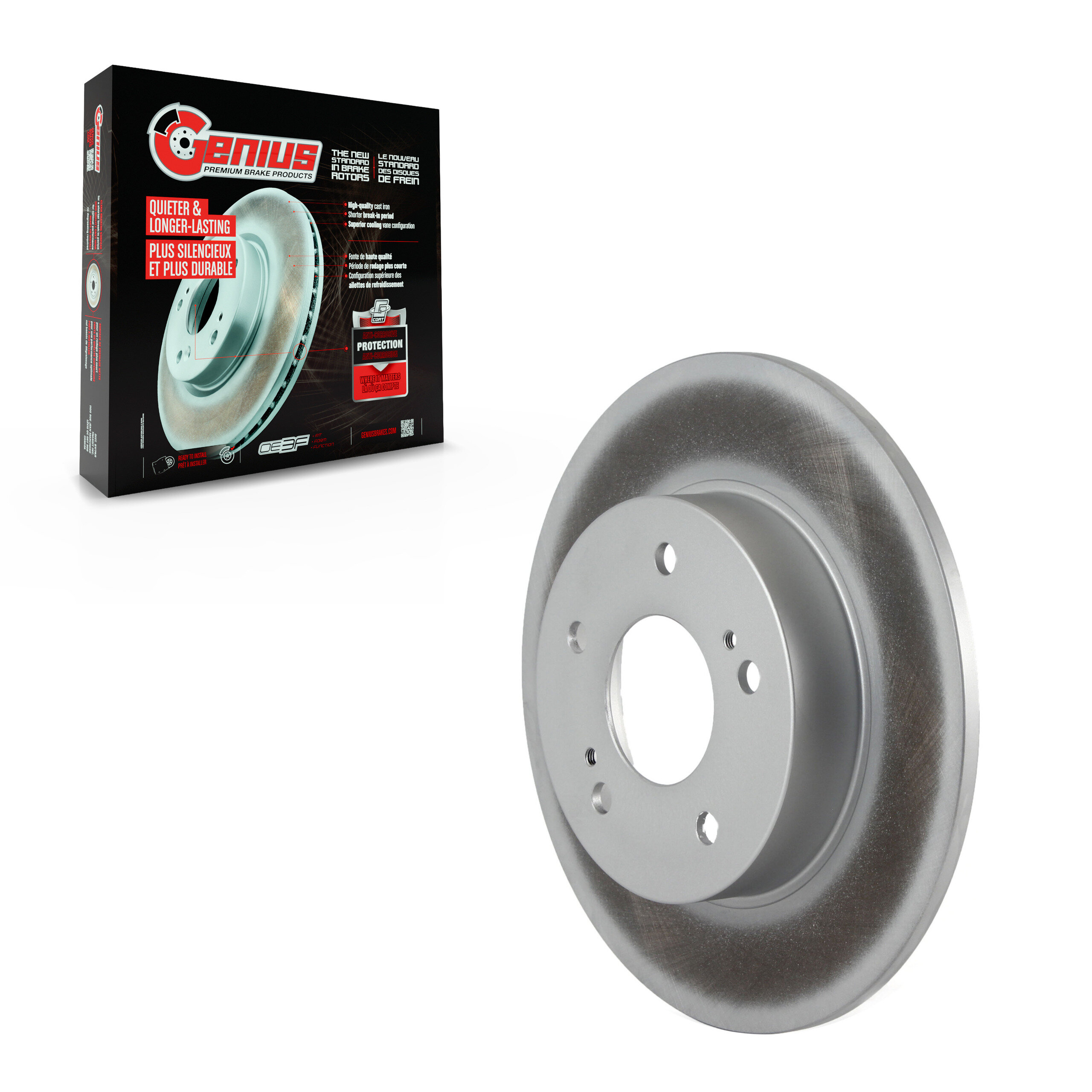 Genius - GCR-96511 - Rear Disc Brake Rotor