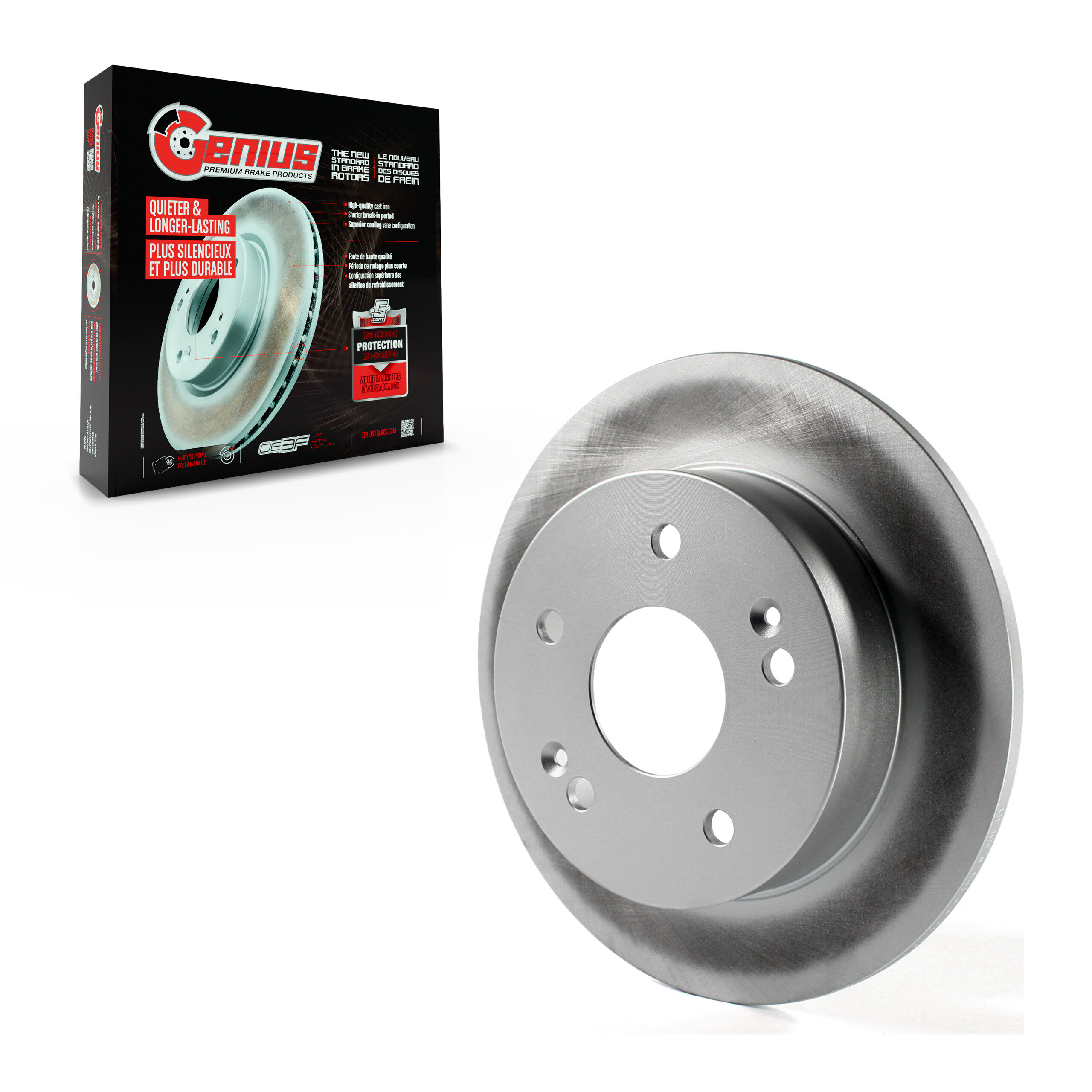 Genius - GCR-96710 - Rear Disc Brake Rotor