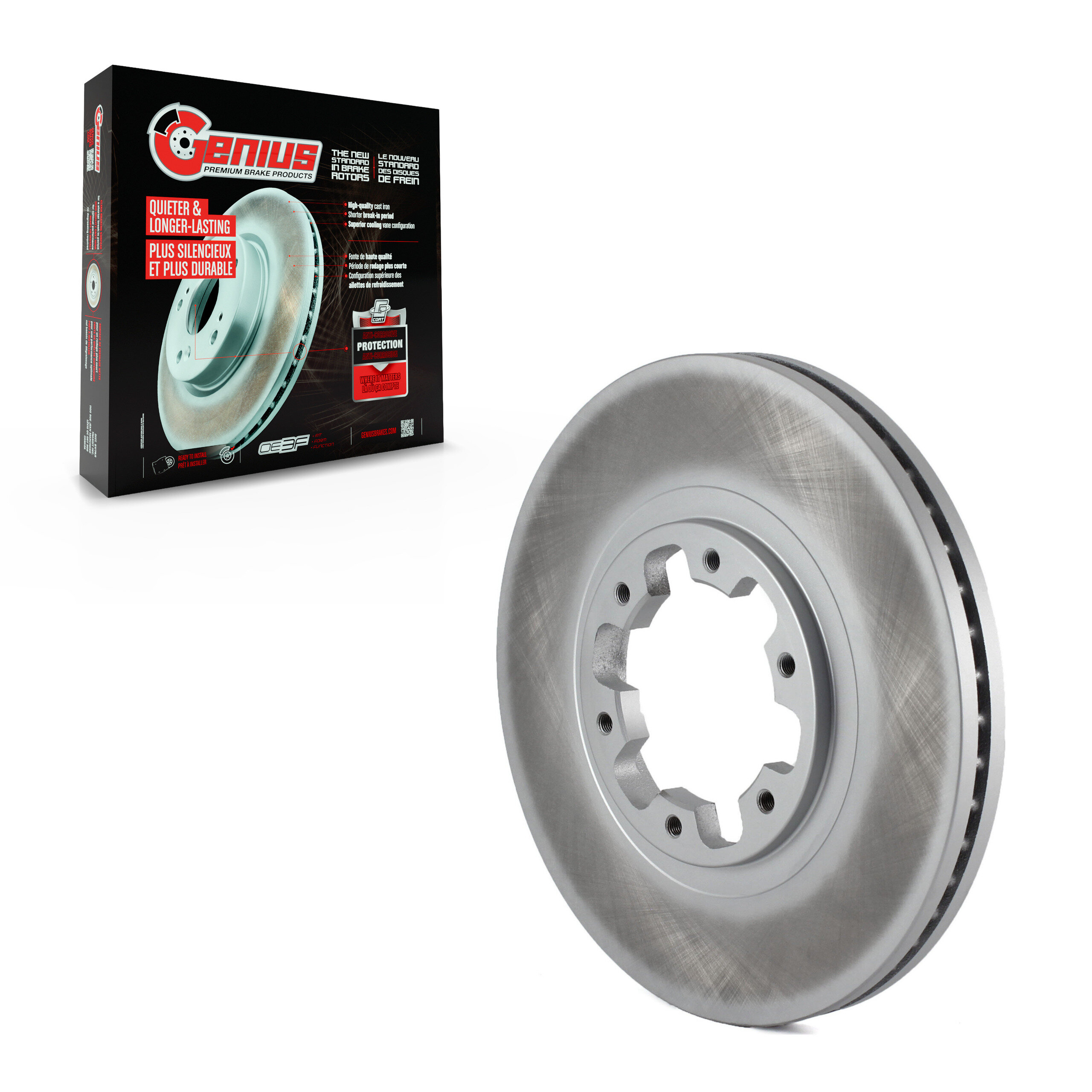 Genius - GCR-96720 - Front Disc Brake Rotor