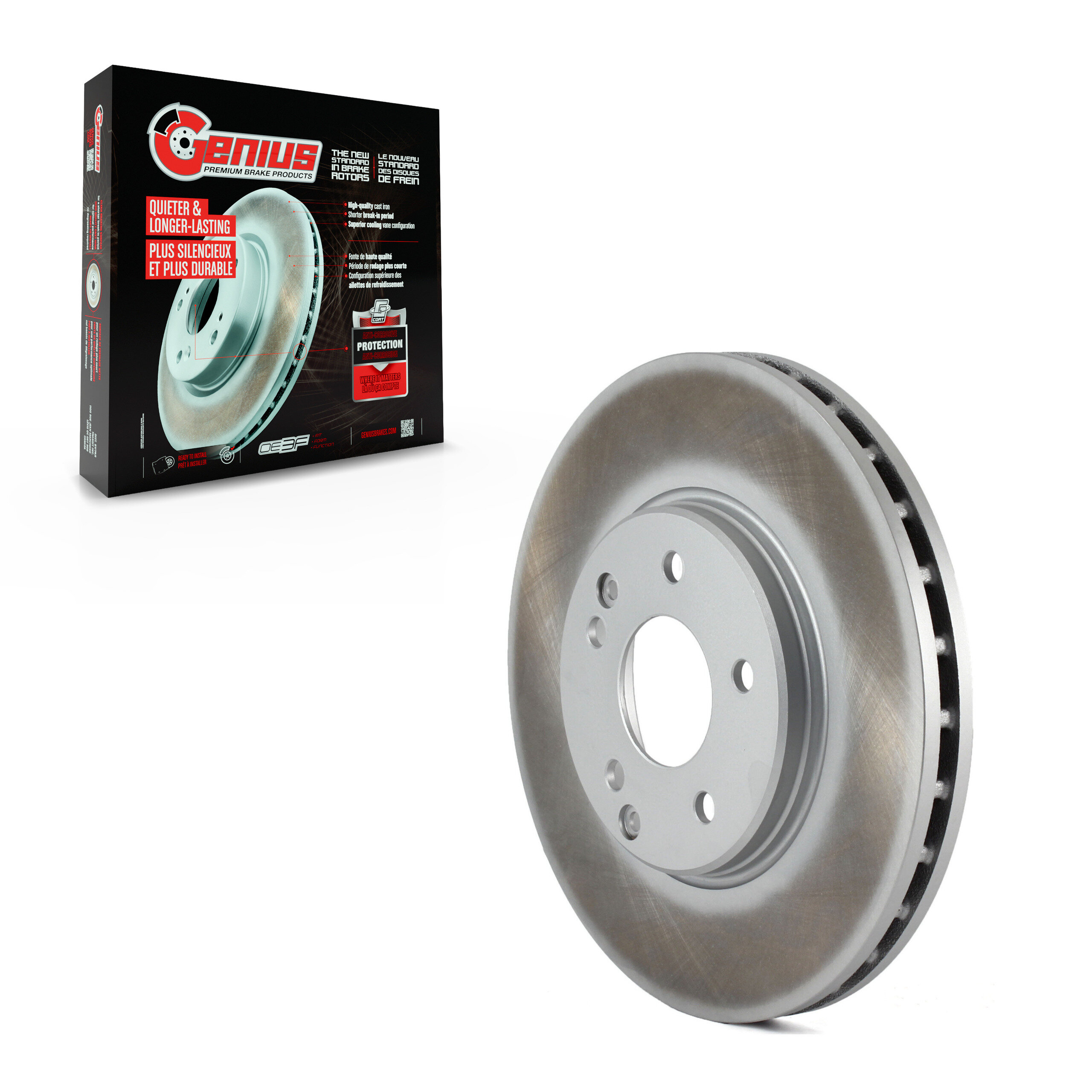 Genius - GCR-96767 - Front Disc Brake Rotor