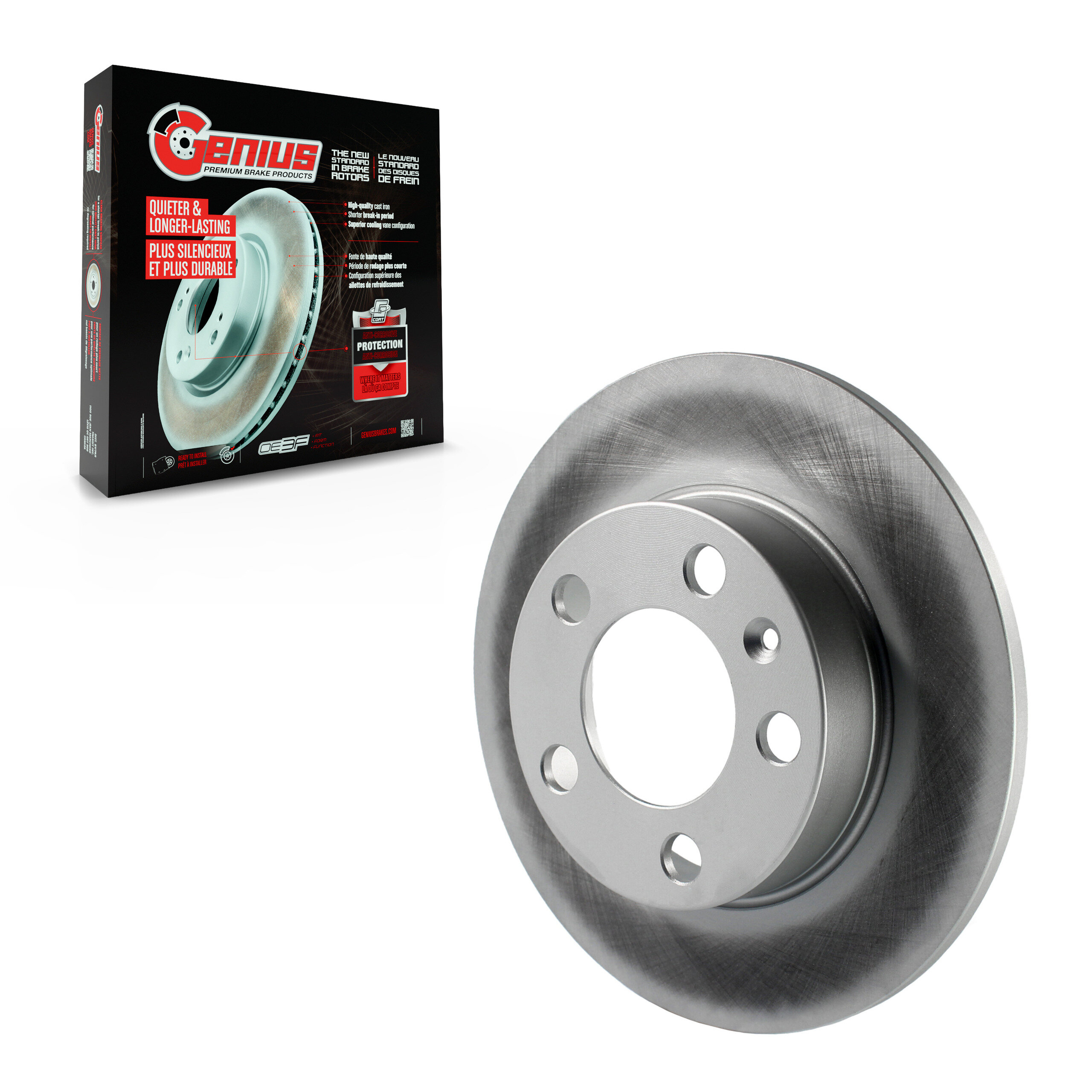 Genius - GCR-96779 - Rear Disc Brake Rotor