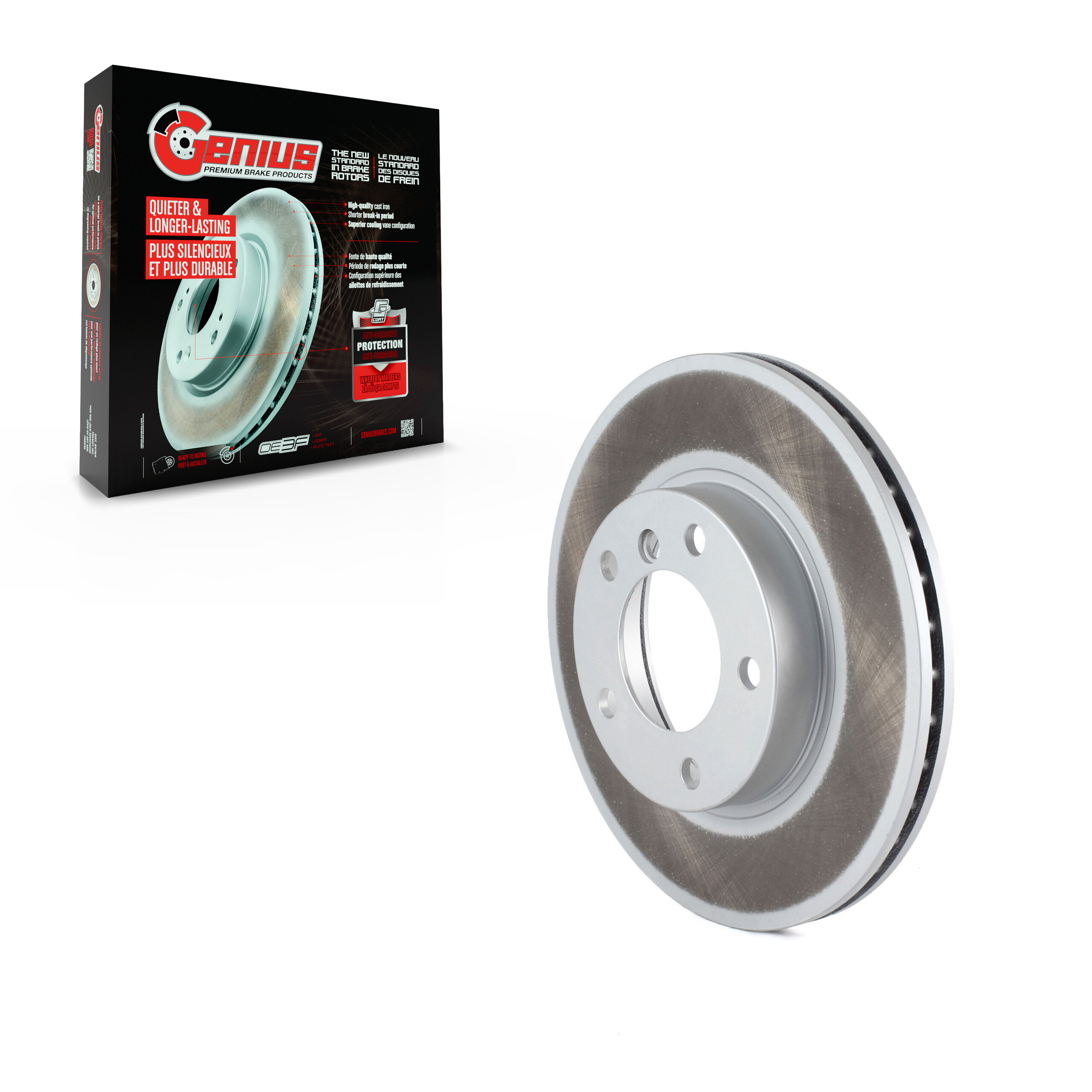 Genius - GCR-96780 - Front Disc Brake Rotor