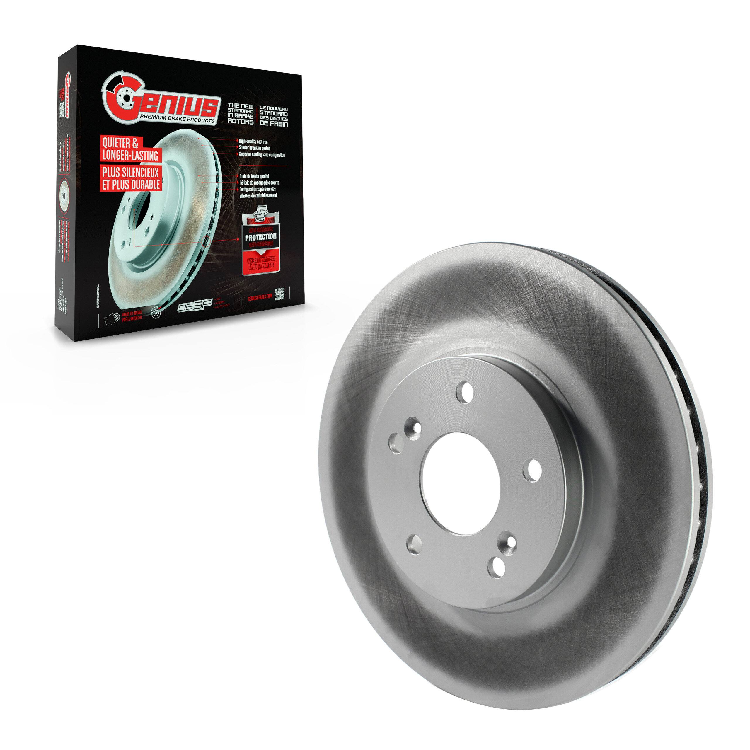 Genius - GCR-96795 - Front Disc Brake Rotor