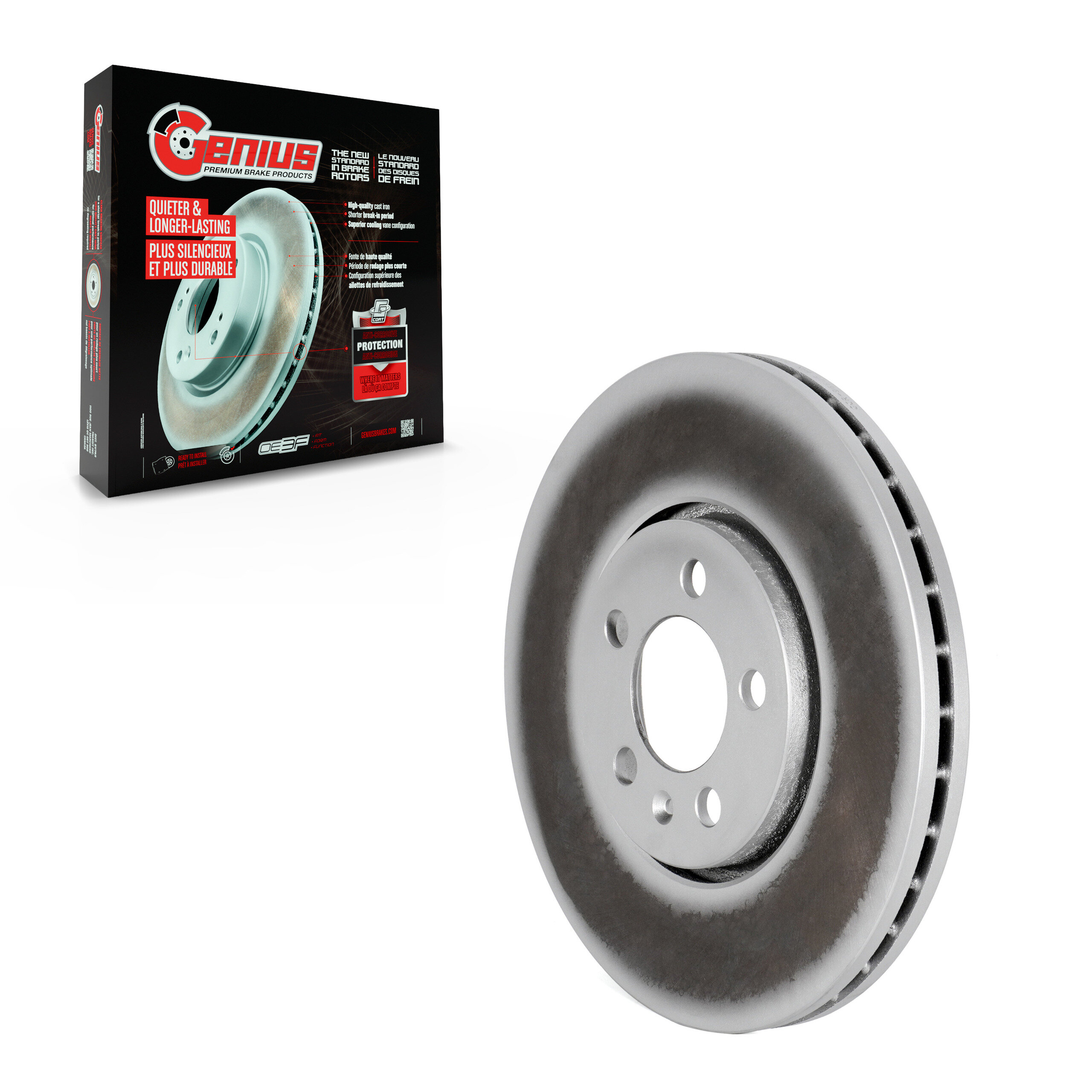 Genius - GCR-96806 - Front Disc Brake Rotor