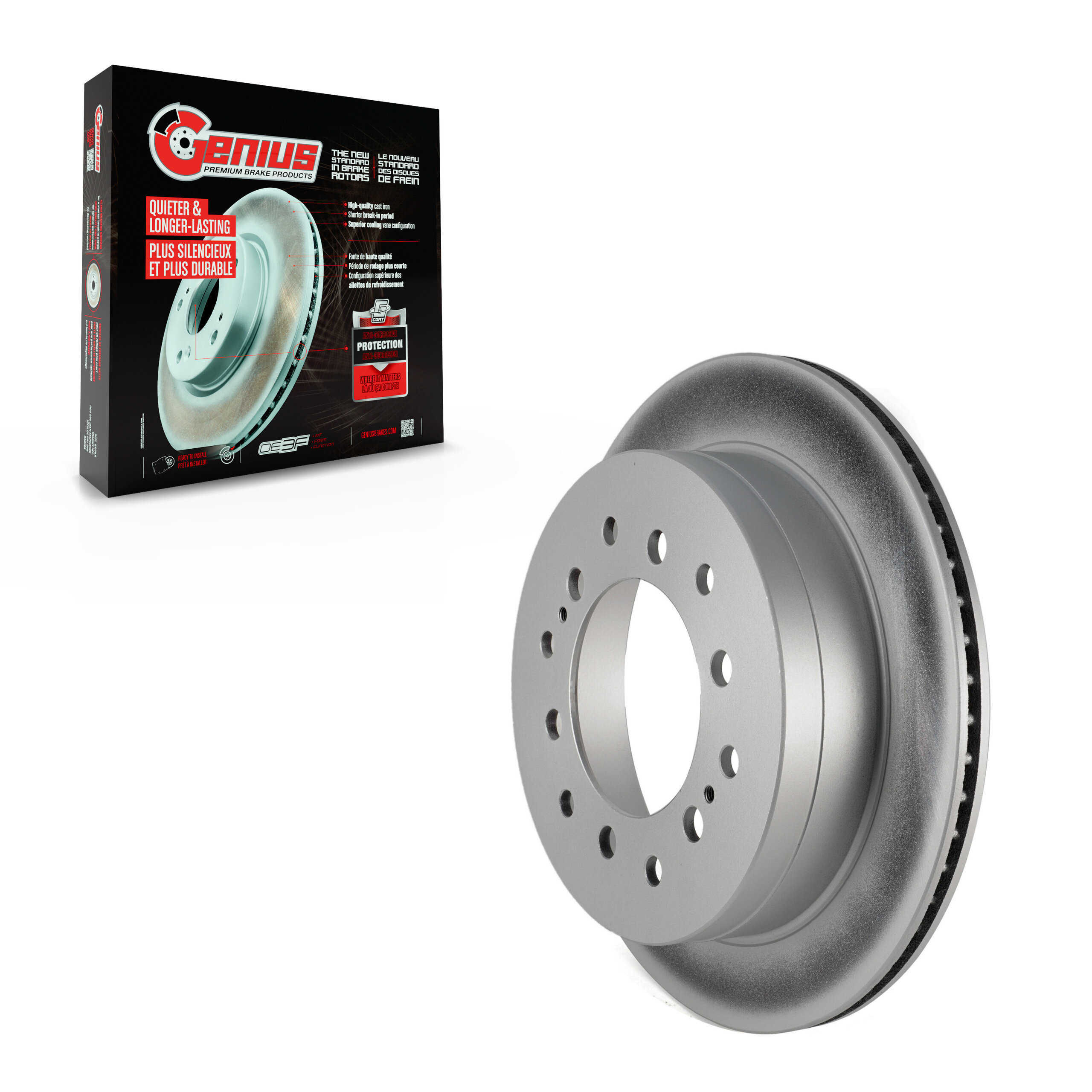 Genius - GCR-96929 - Rear Disc Brake Rotor