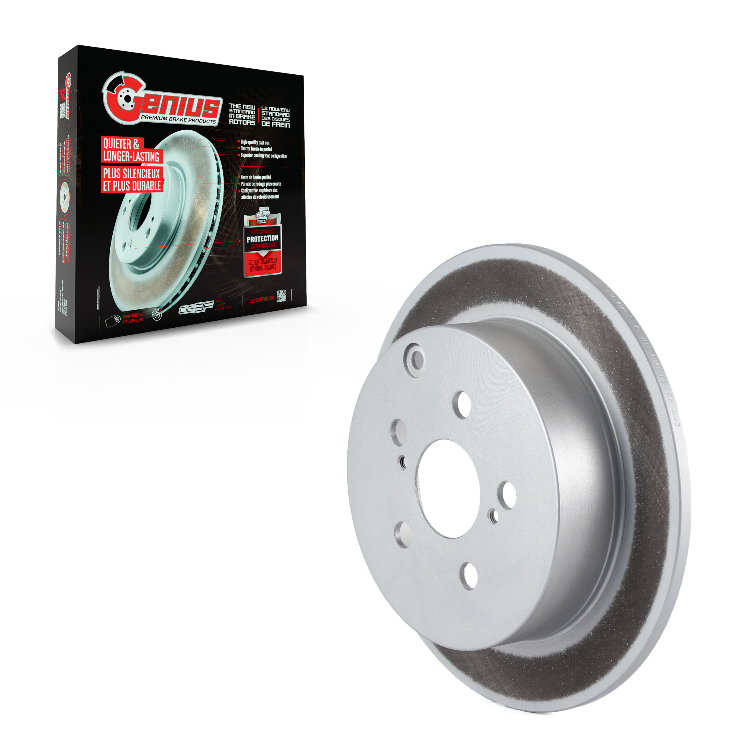 Genius - GCR-96933 - Rear Disc Brake Rotor
