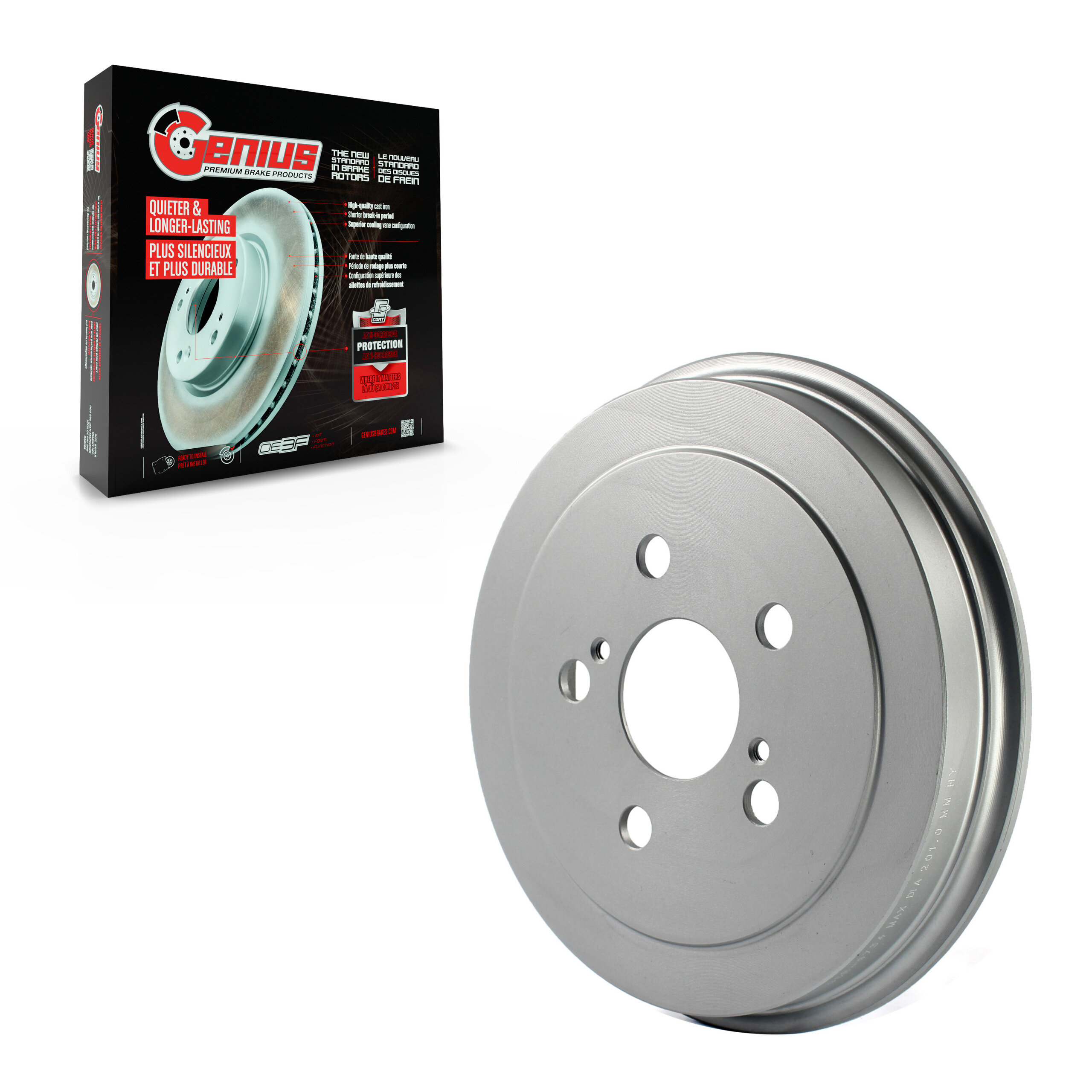 Genius - GCR-9734 - Rear Brake Drum