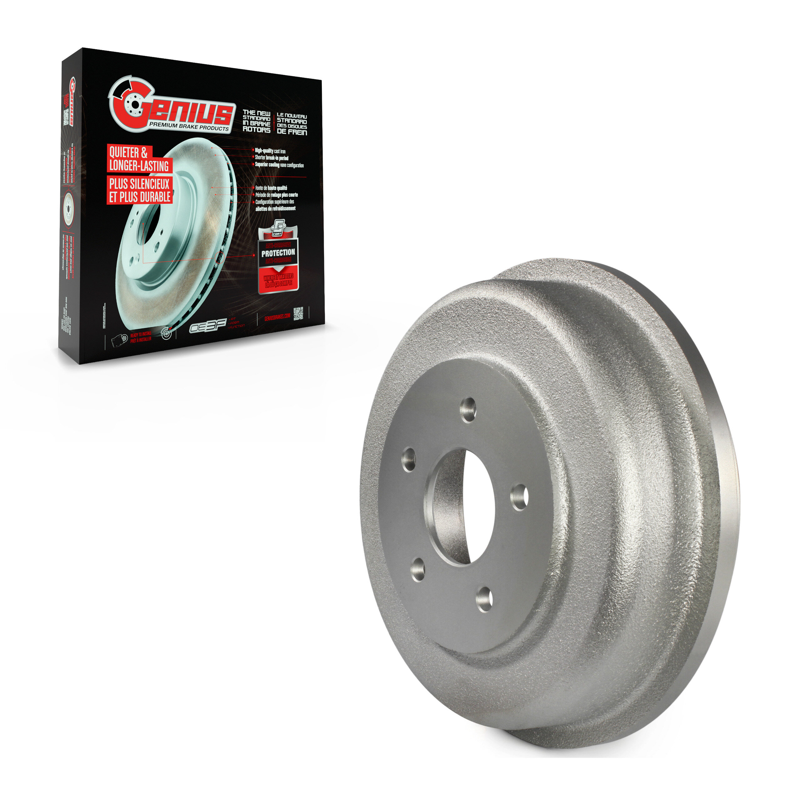 Genius - GCR-97804 - Rear Brake Drum
