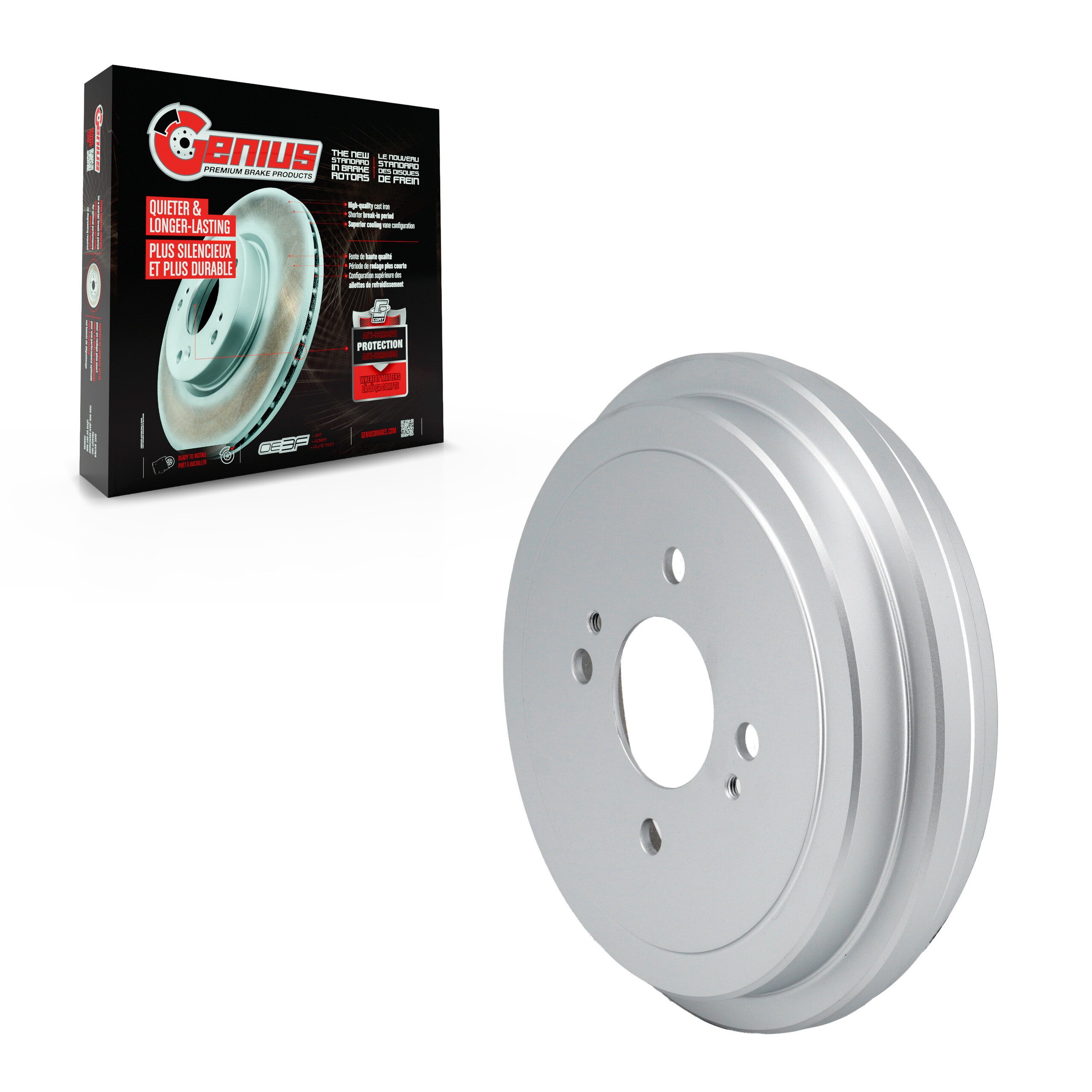 Genius - GCR-97907 - Rear Brake Drum