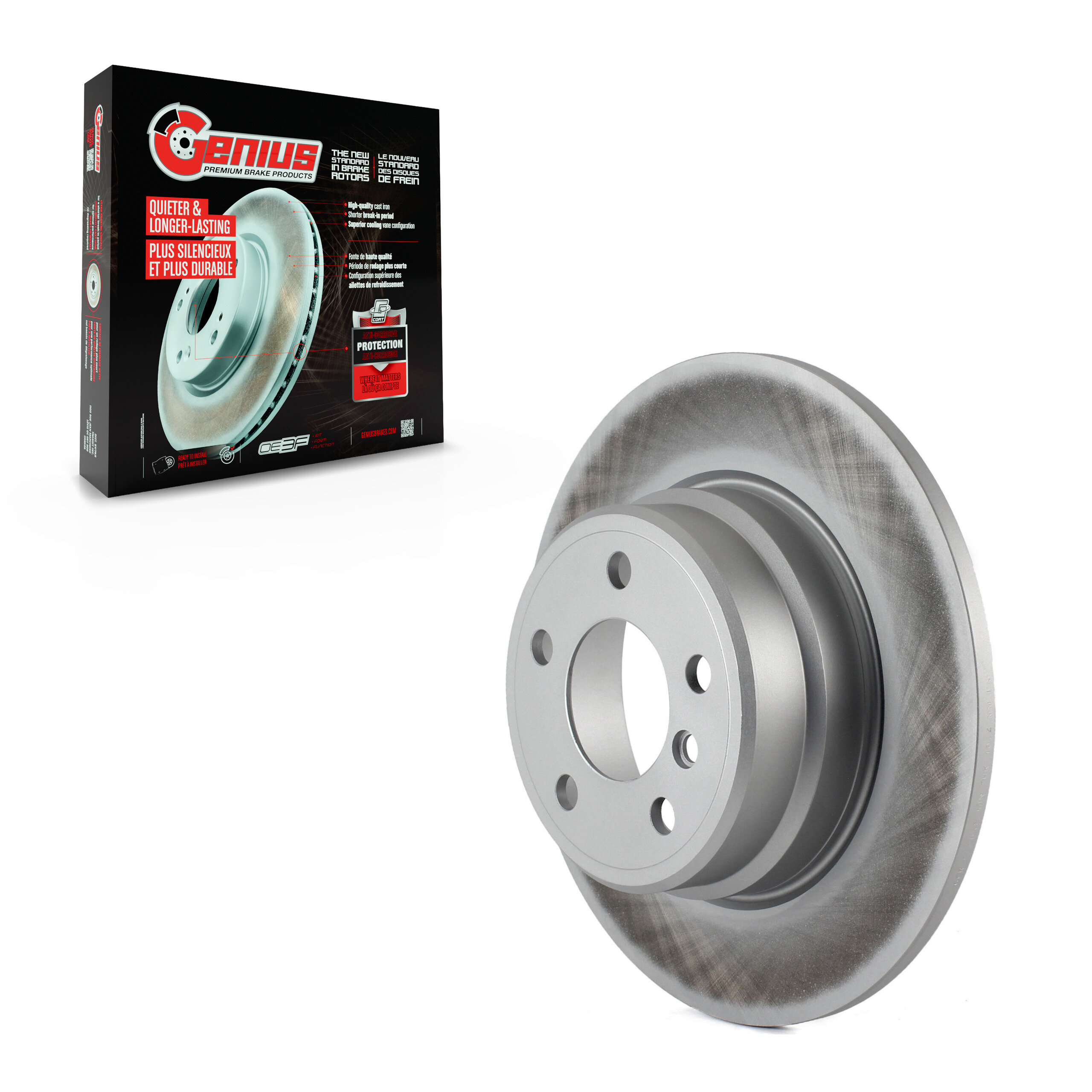 Genius - GCR-980018 - Rear Disc Brake Rotor