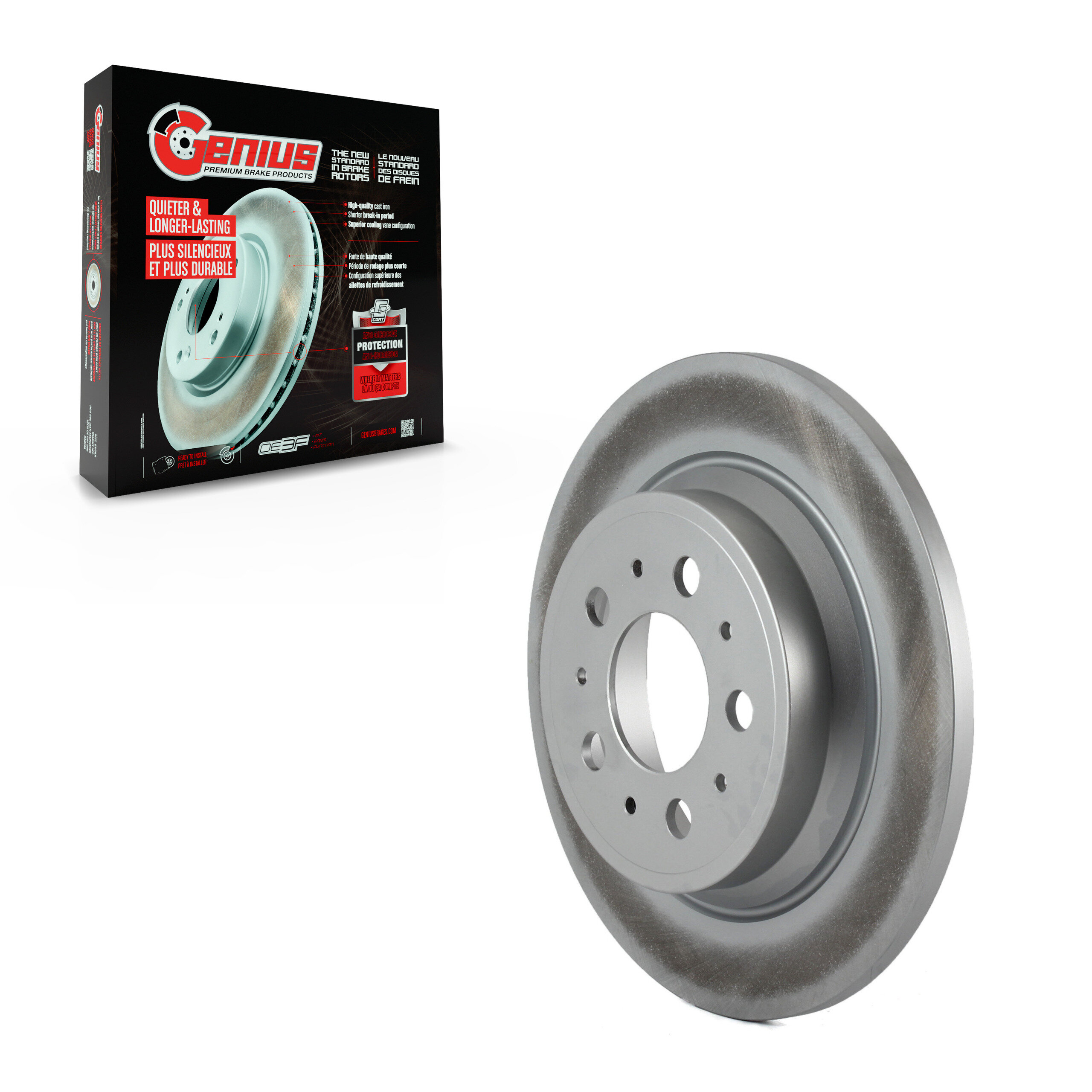 Genius - GCR-980045 - Rear Disc Brake Rotor