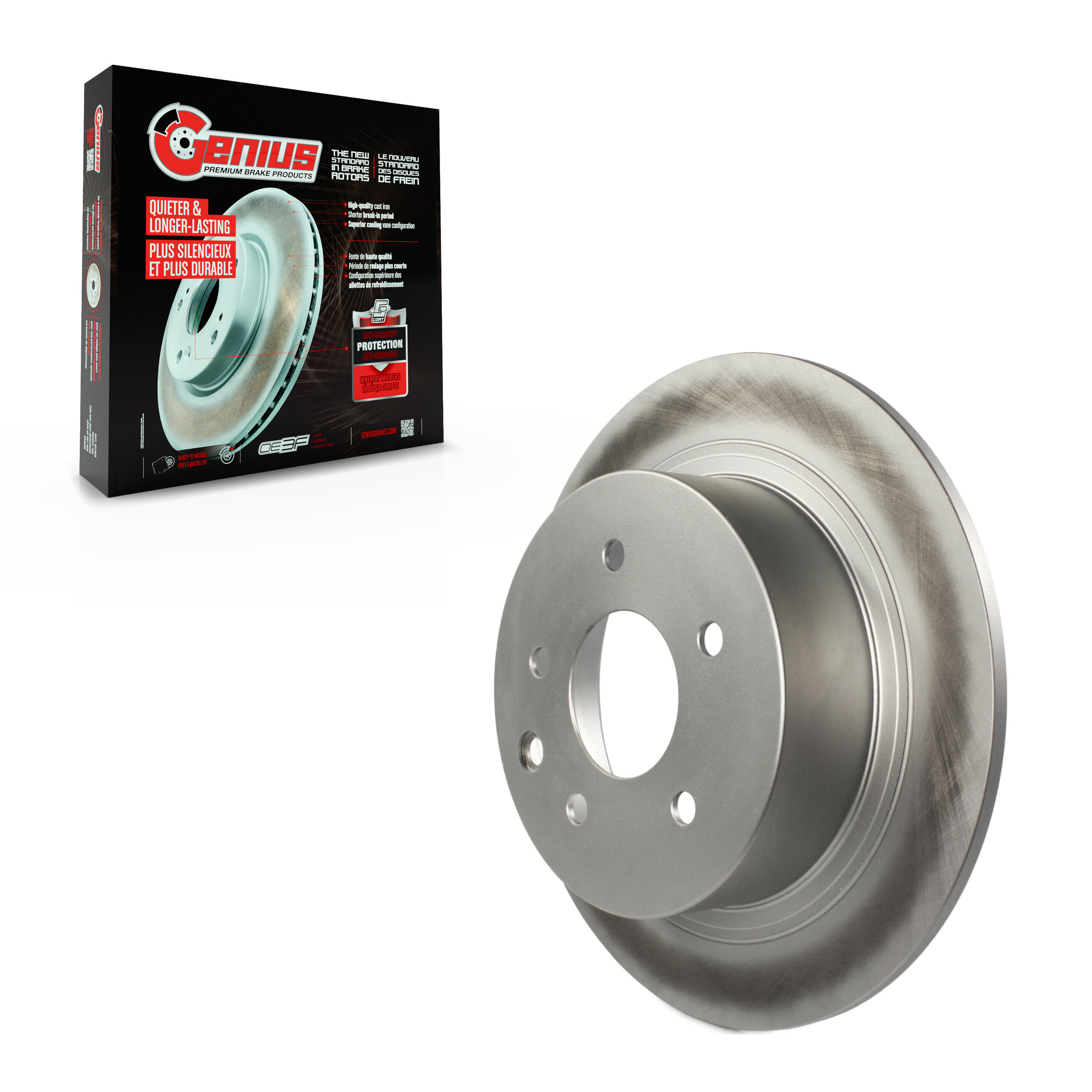 Genius - GCR-980070 - Rear Disc Brake Rotor