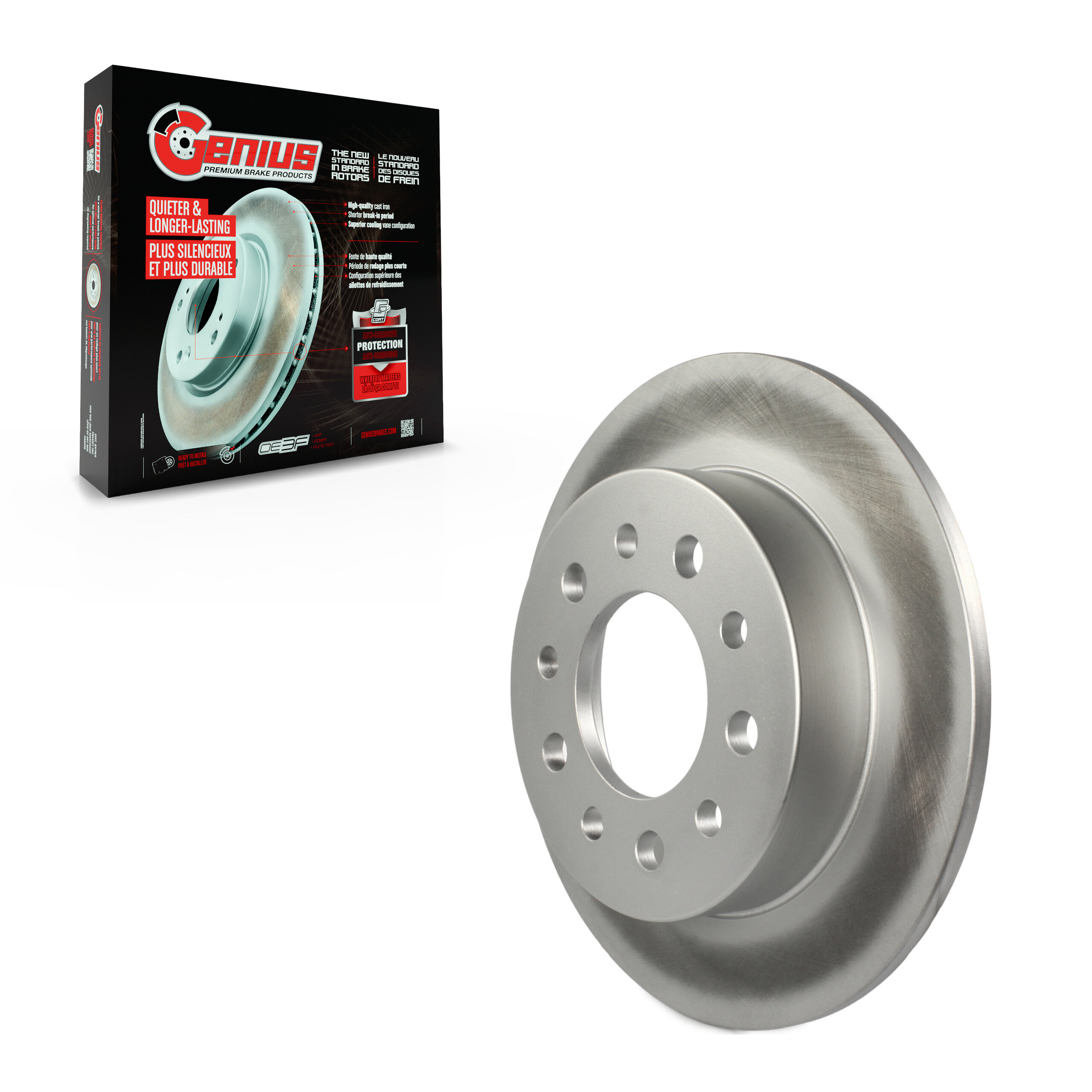 Genius - GCR-980086 - Rear Disc Brake Rotor