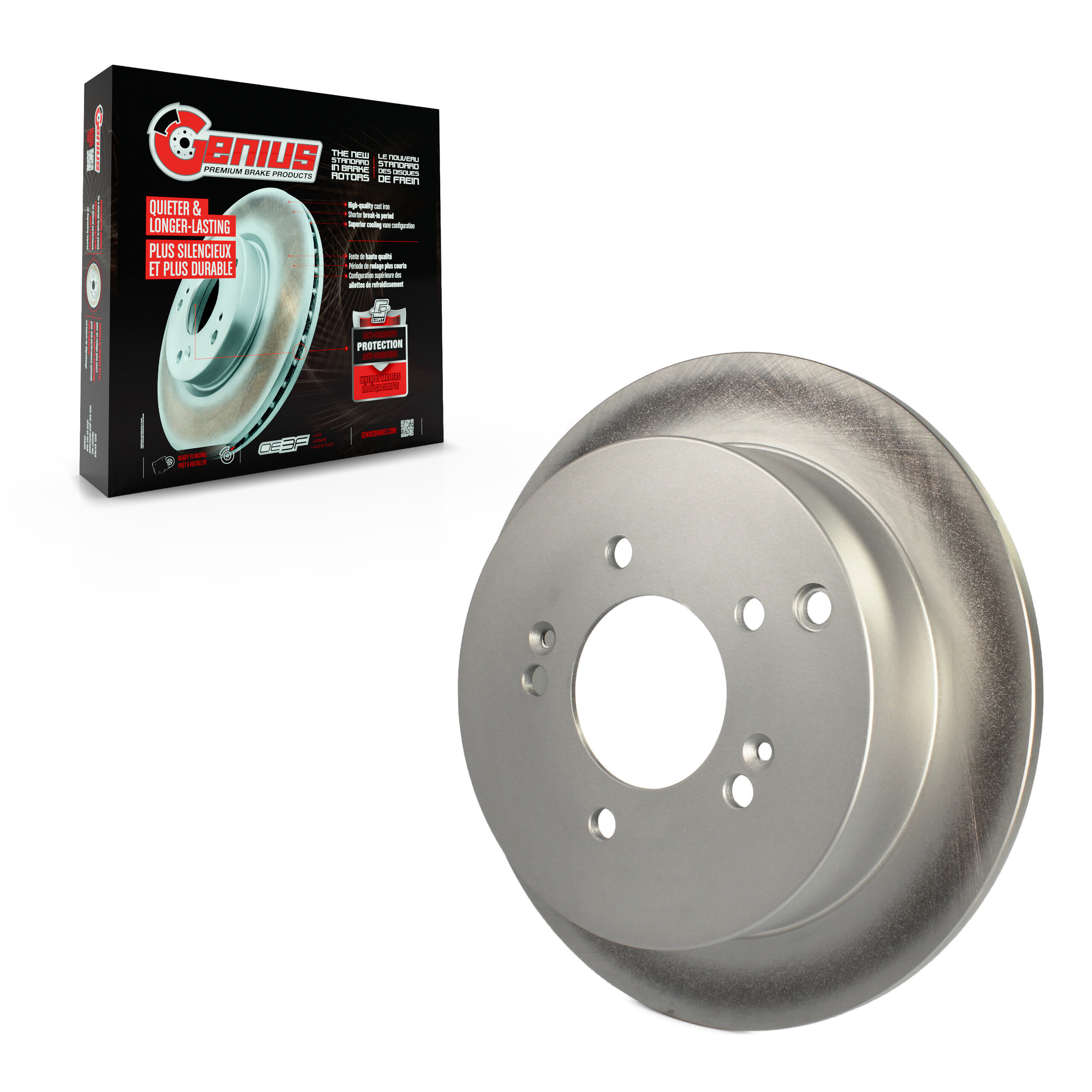 Genius - GCR-980087 - Rear Disc Brake Rotor