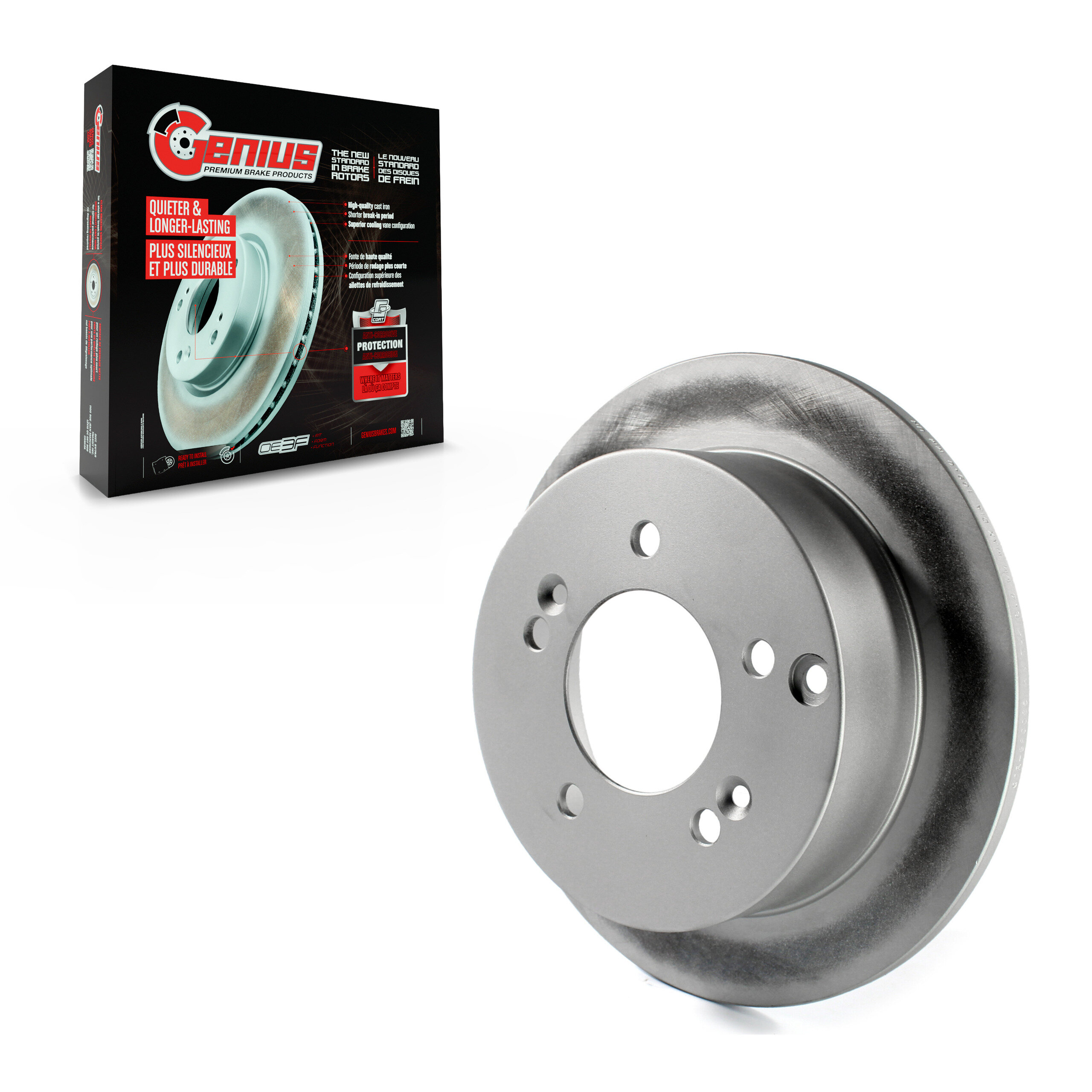 Genius - GCR-980095 - Rear Disc Brake Rotor
