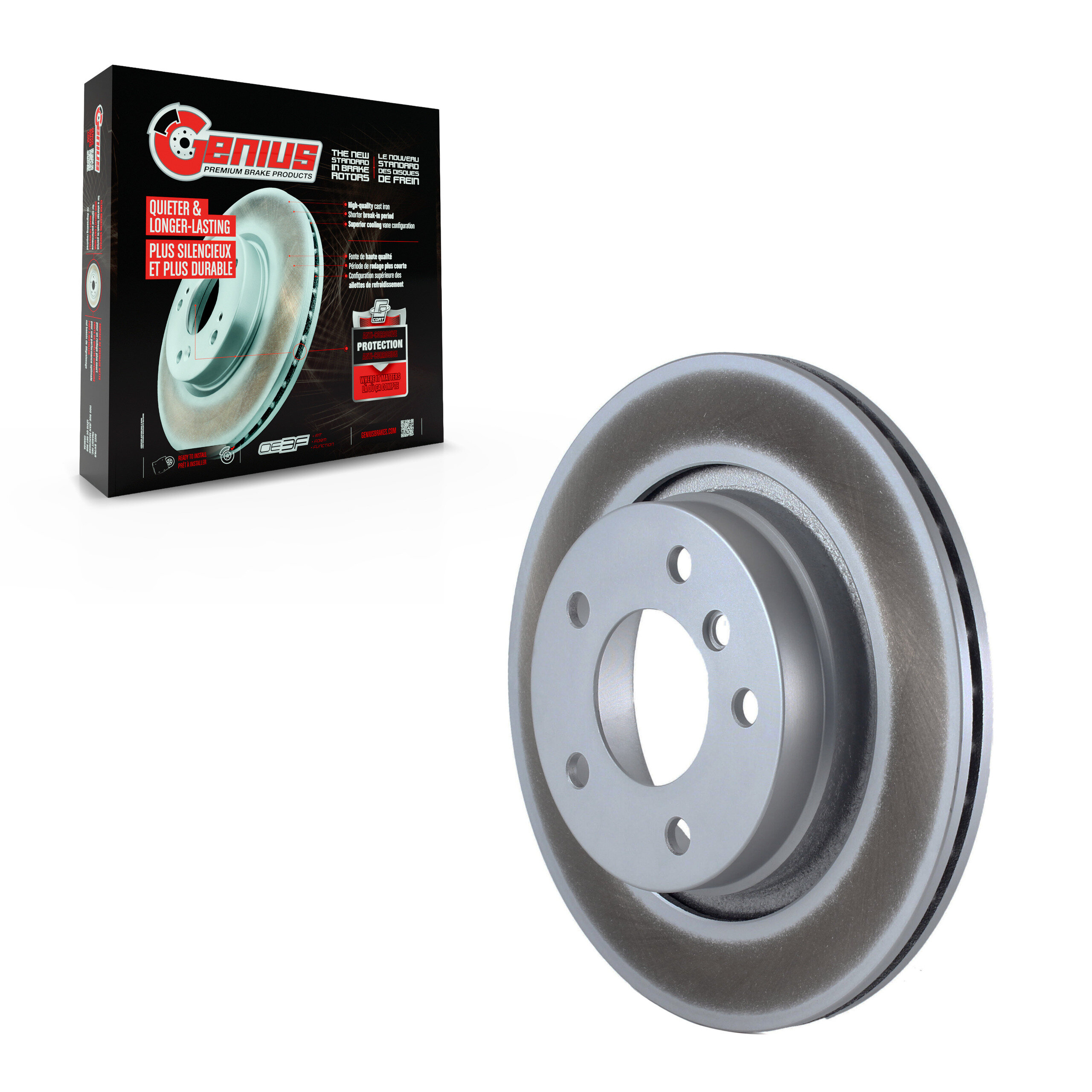 Genius - GCR-980127 - Rear Disc Brake Rotor