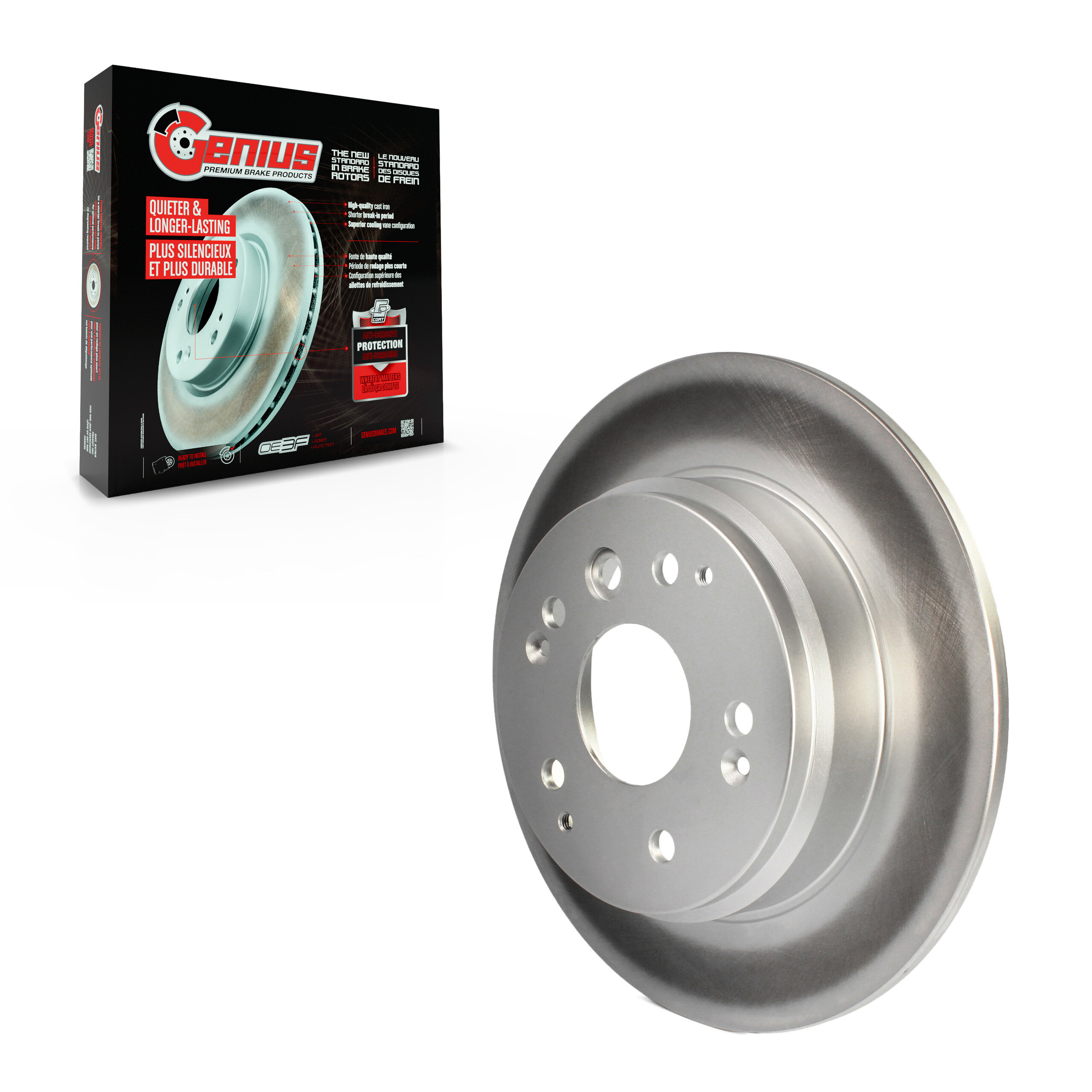 Genius - GCR-980151 - Rear Disc Brake Rotor