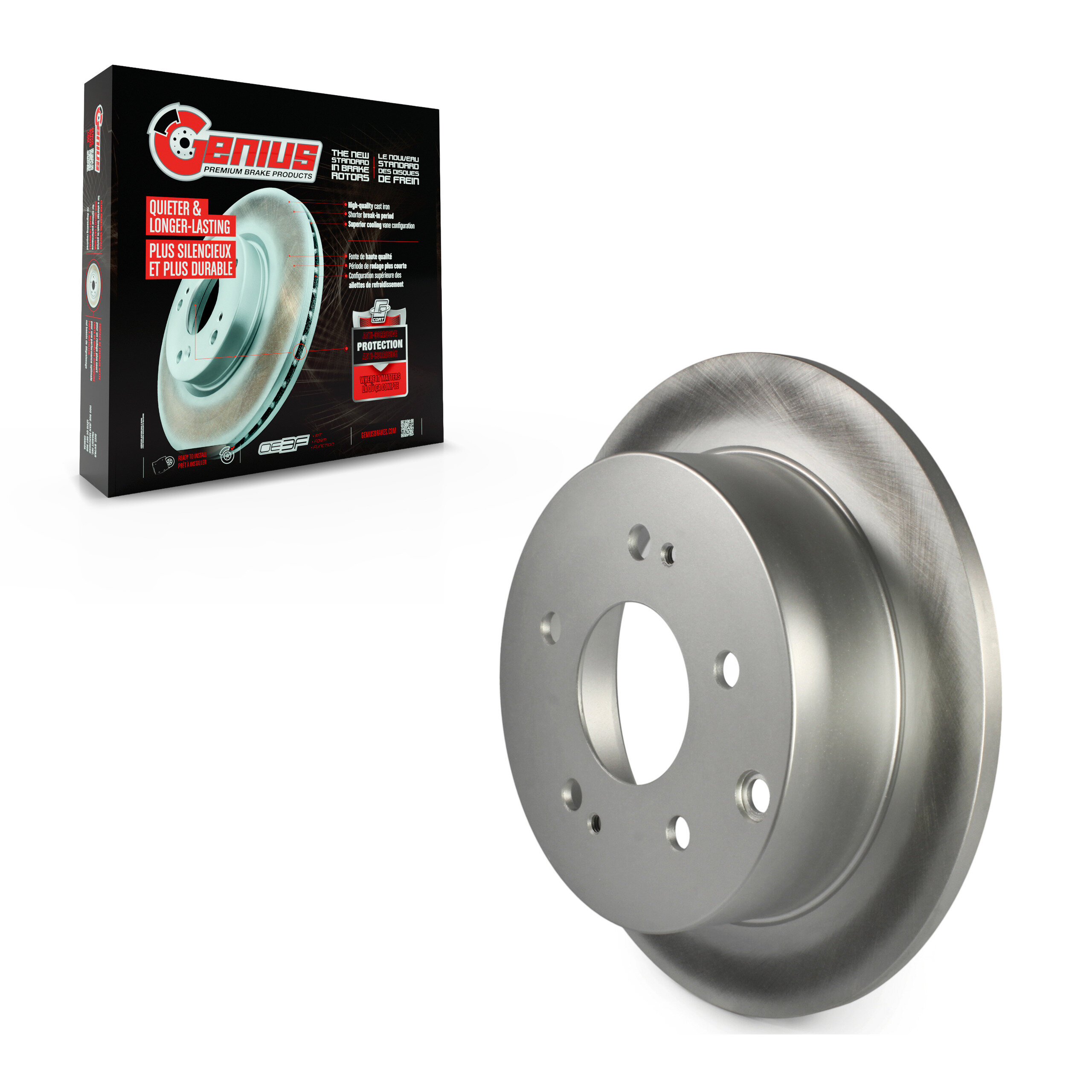 Genius - GCR-980208 - Rear Disc Brake Rotor