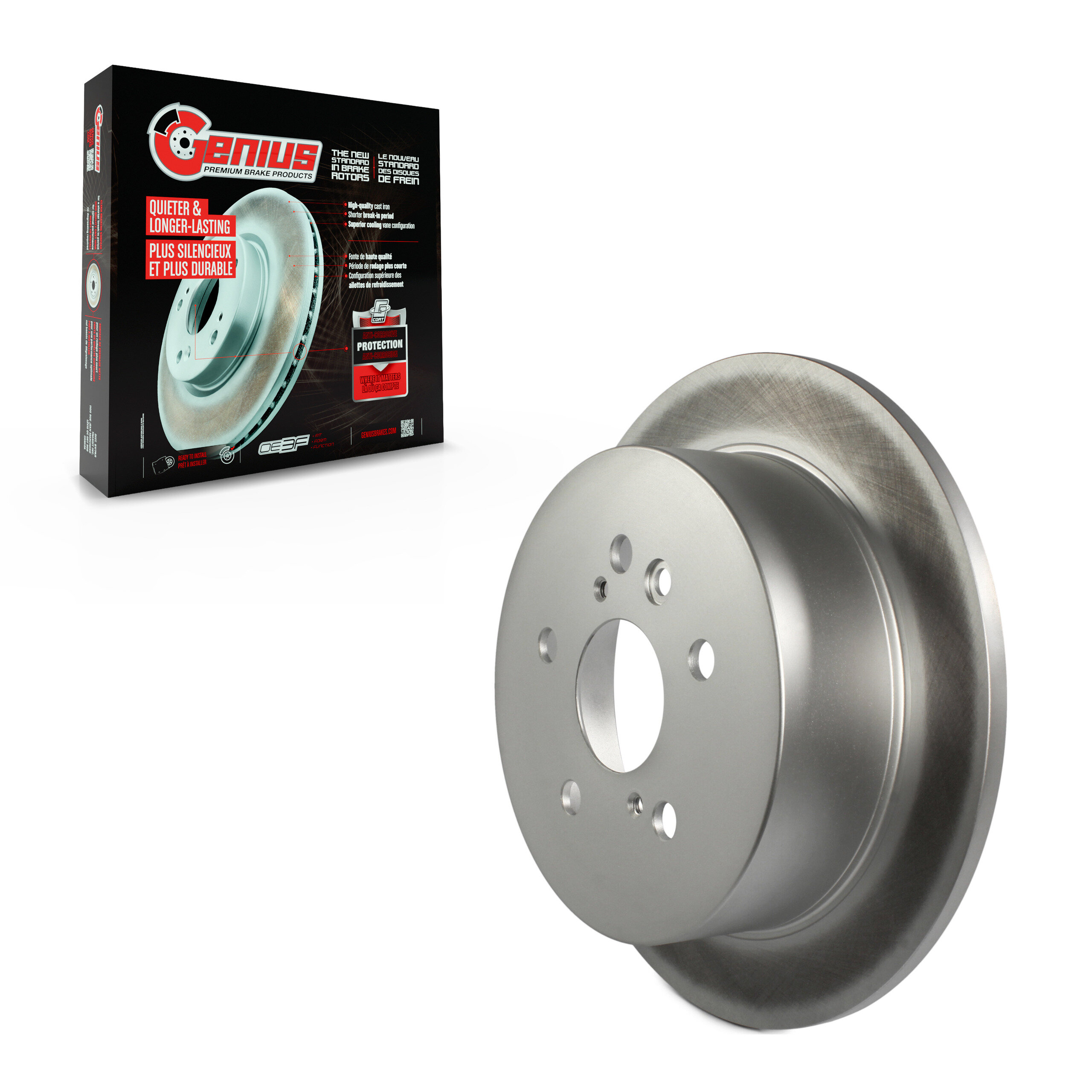 Genius - GCR-980211 - Rear Disc Brake Rotor