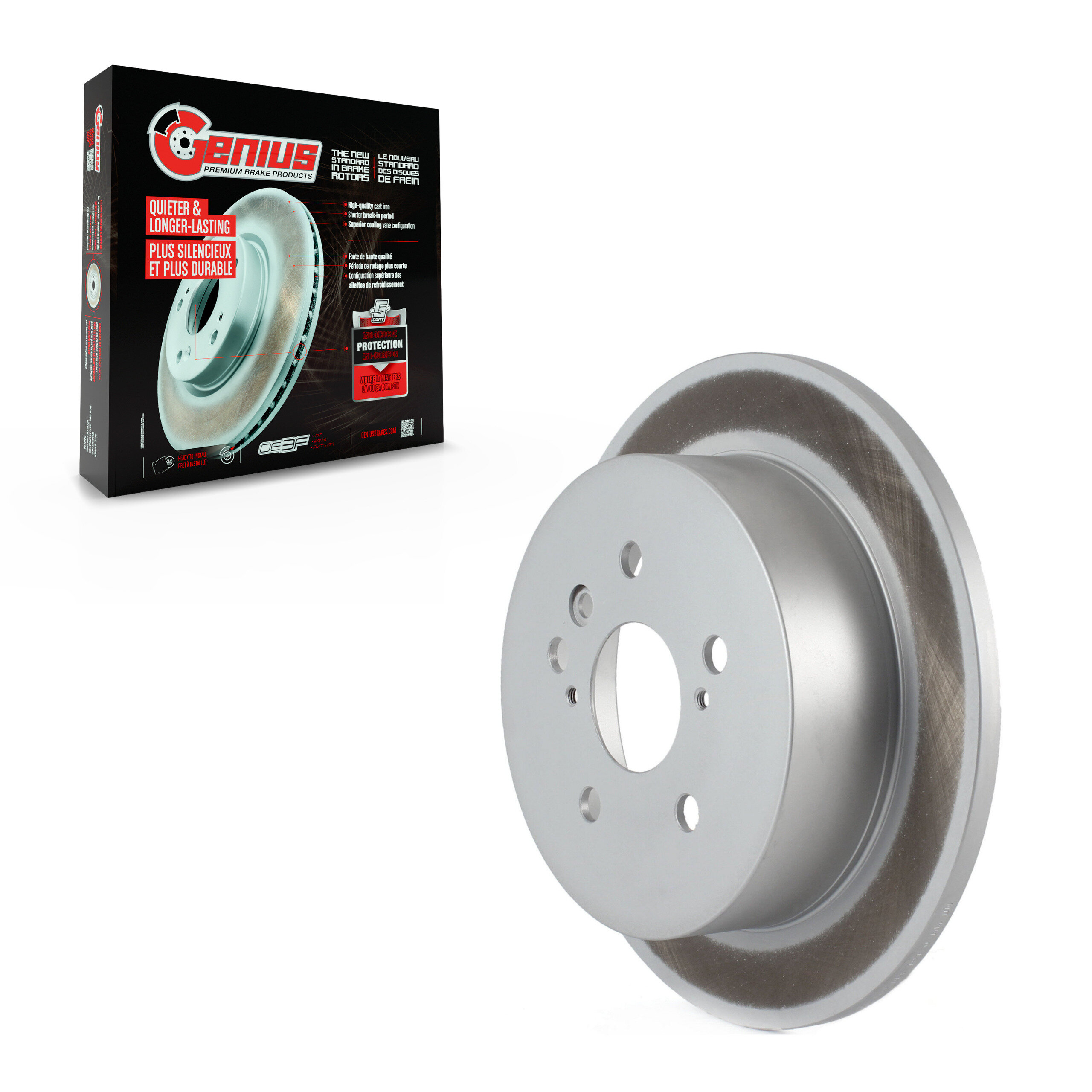 Genius - GCR-980213 - Rear Disc Brake Rotor
