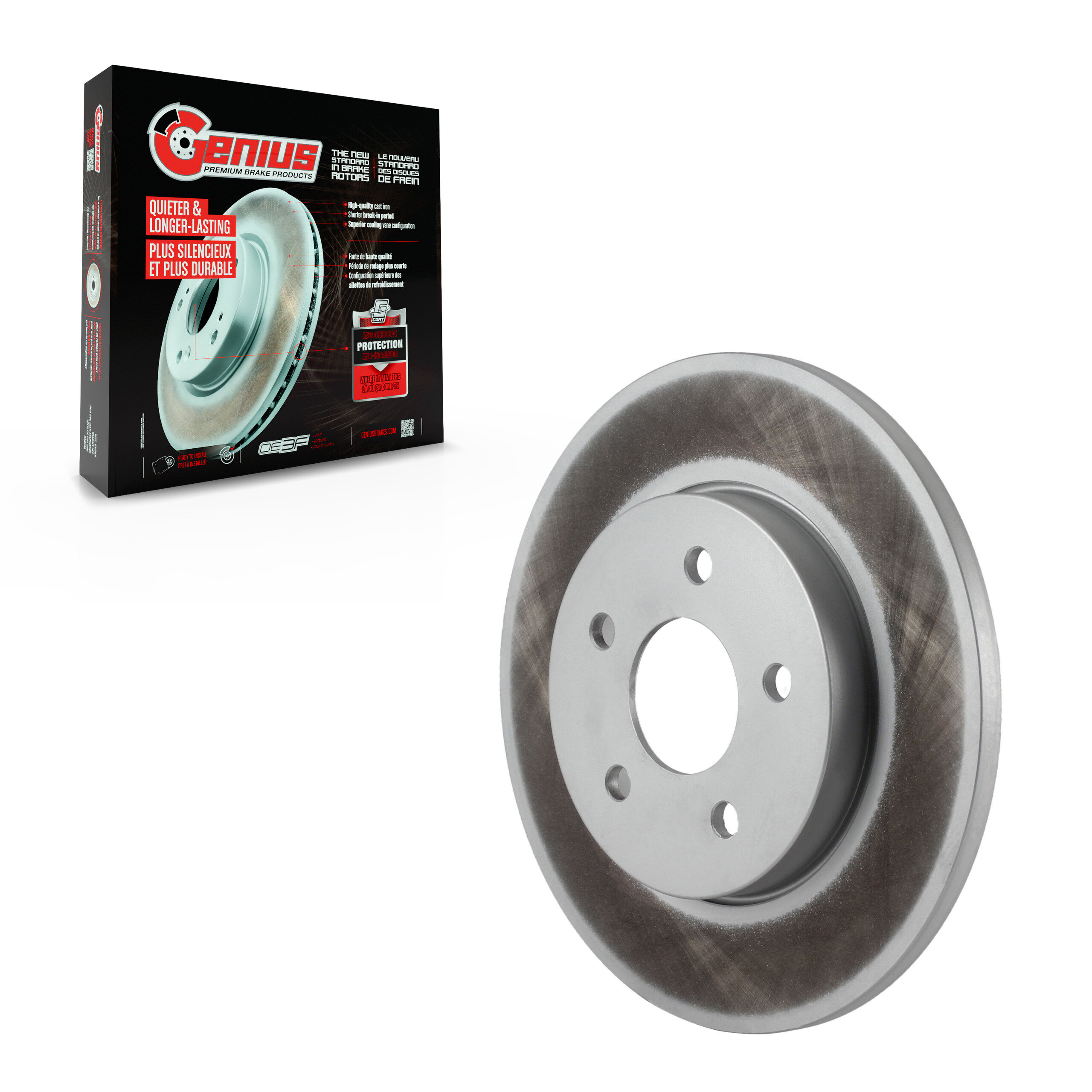Genius - GCR-980235 - Rear Disc Brake Rotor