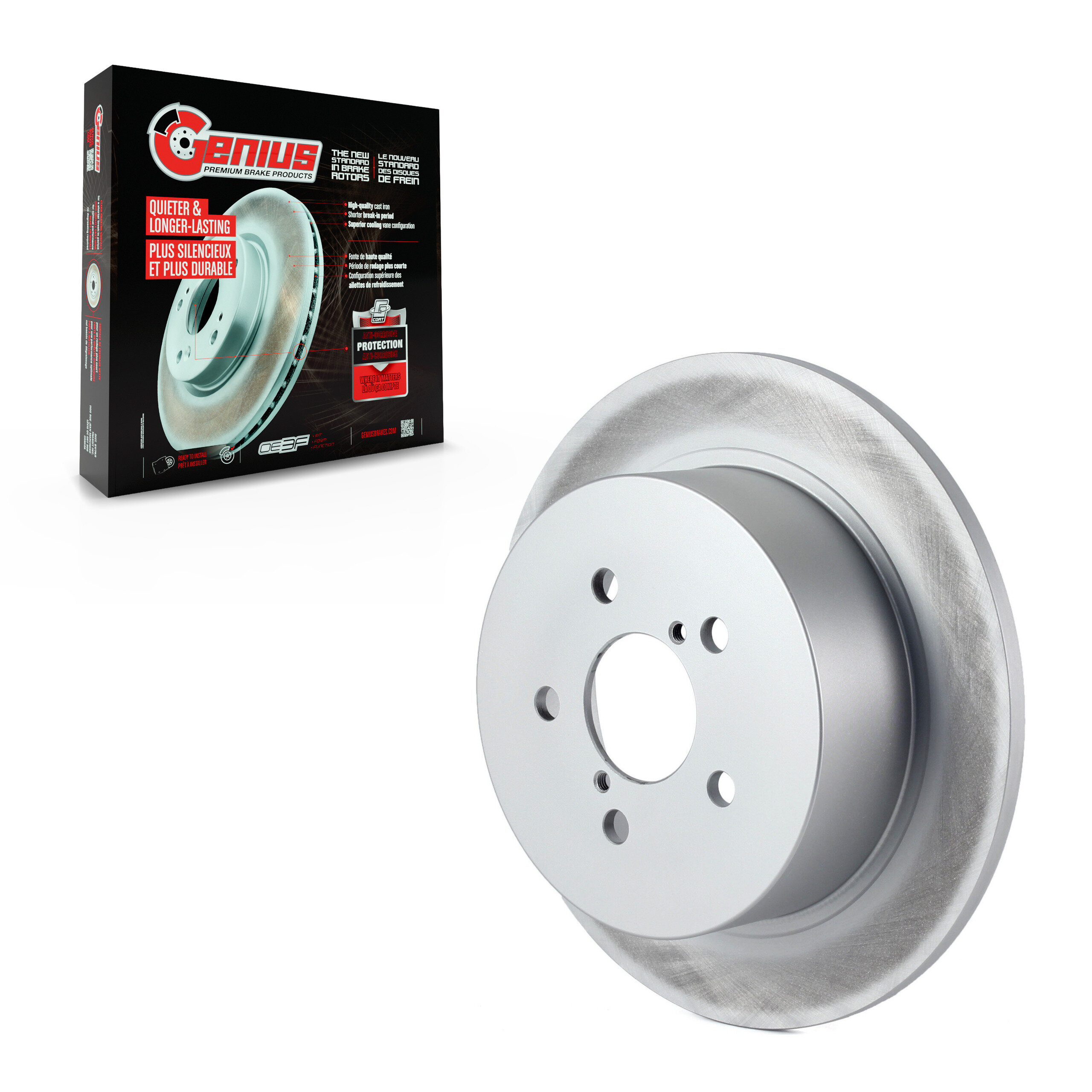 Genius - GCR-980354 - Rear Disc Brake Rotor