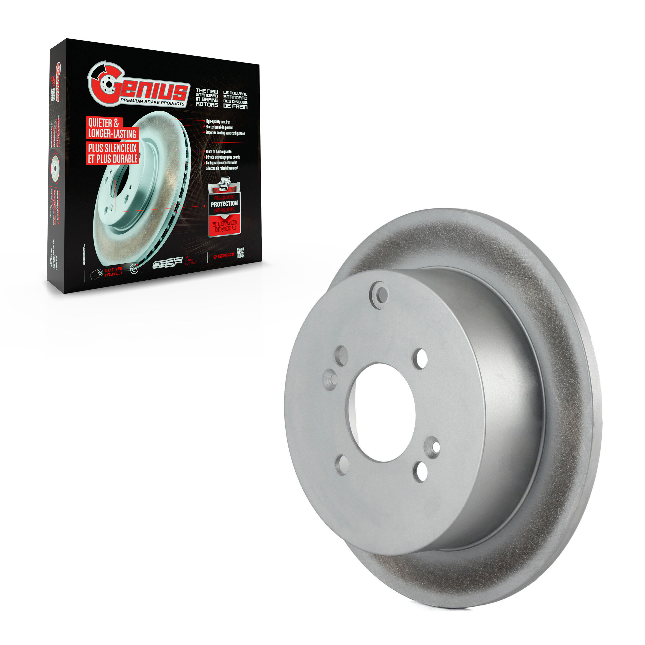 Genius - GCR-980418 - Rear Disc Brake Rotor