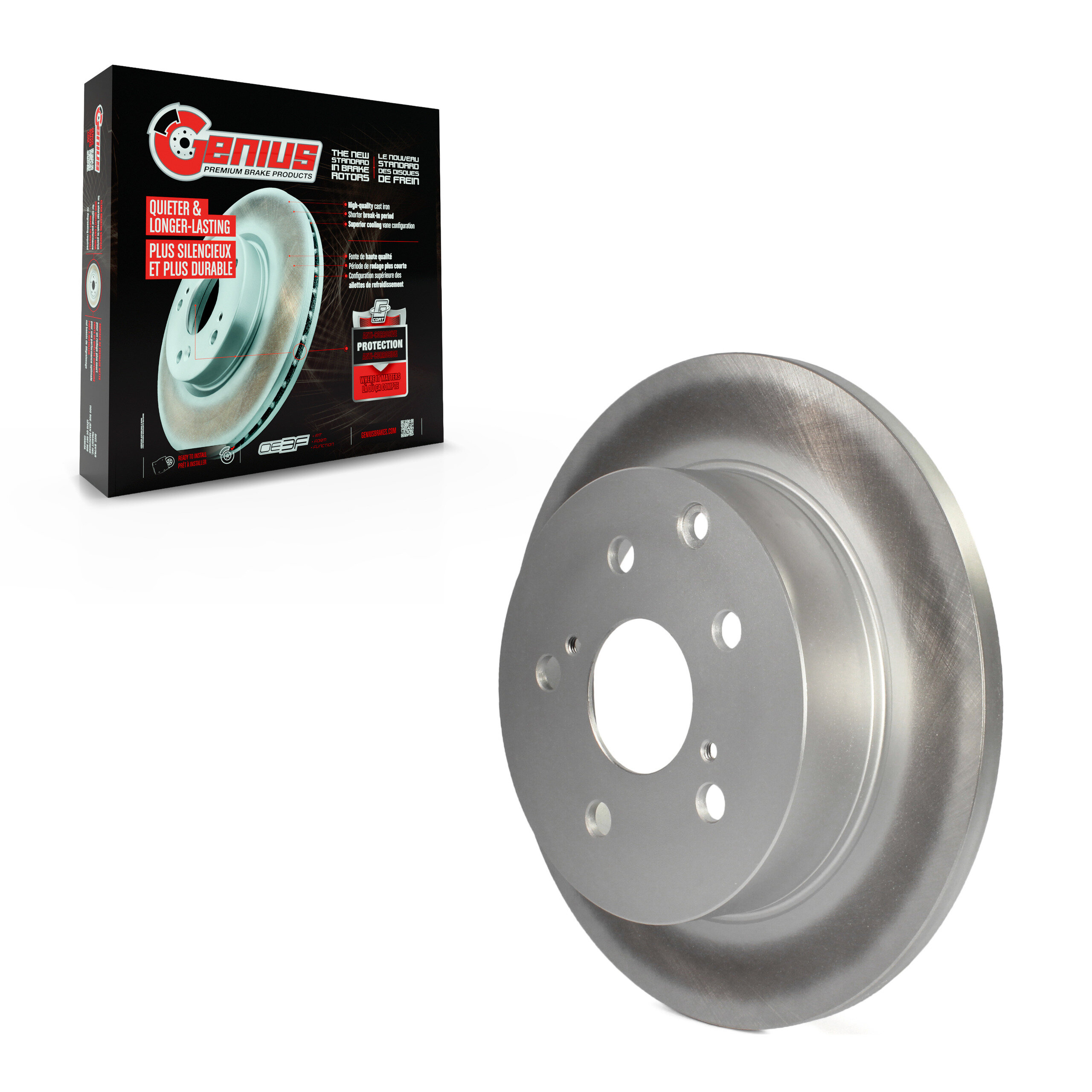 Genius - GCR-980483 - Rear Disc Brake Rotor