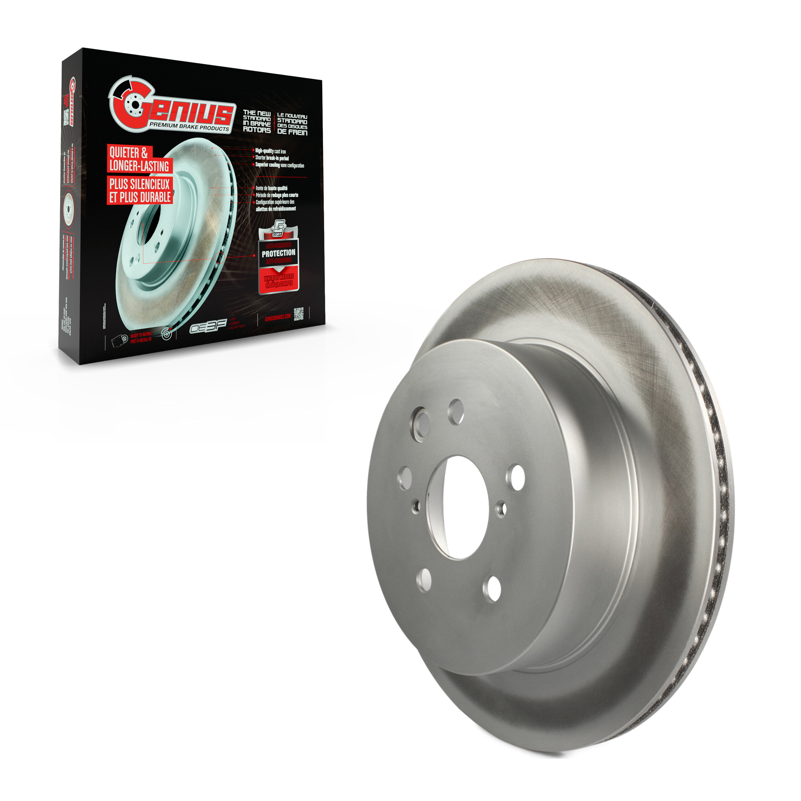 Genius - GCR-980488 - Rear Disc Brake Rotor