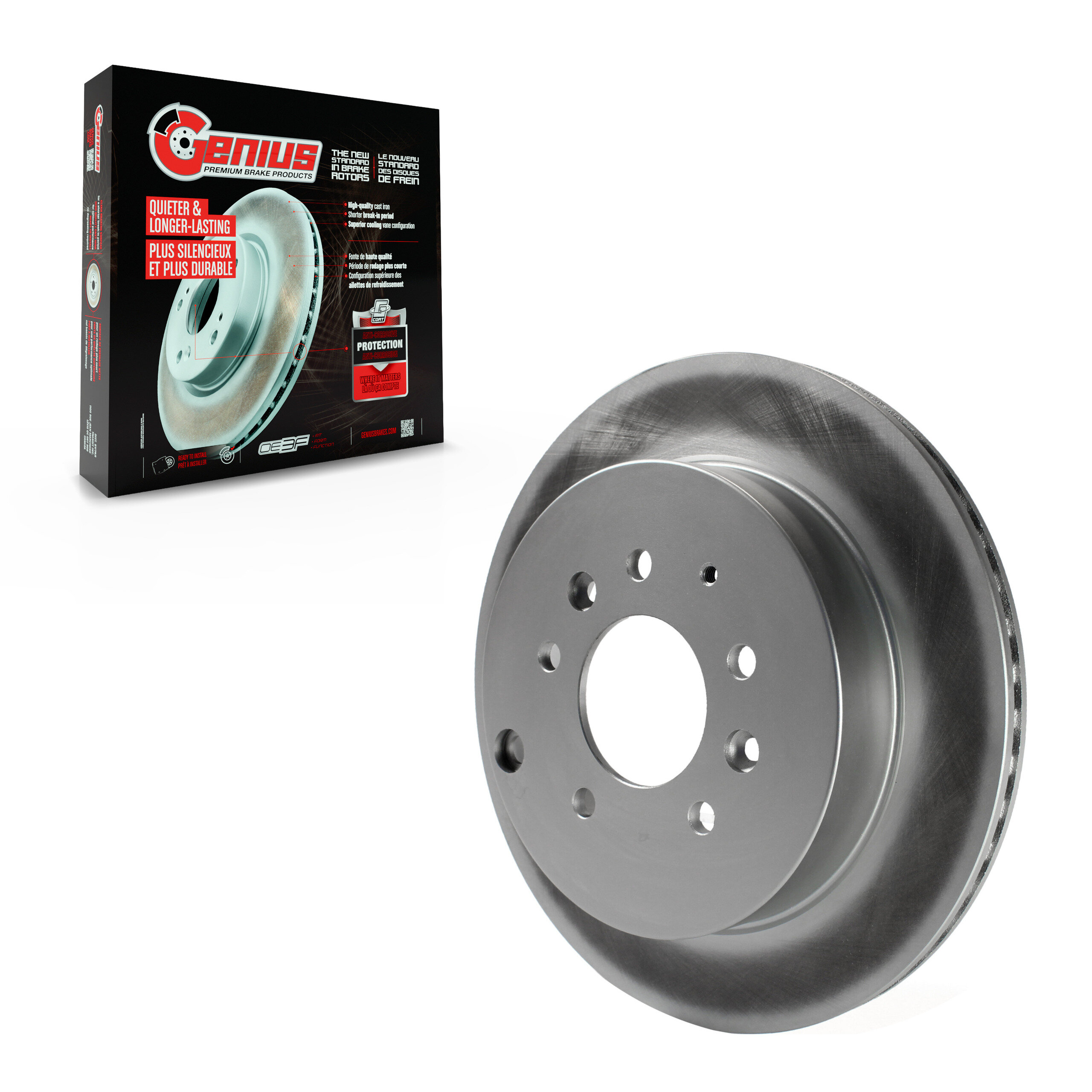 Genius - GCR-980523 - Rear Disc Brake Rotor