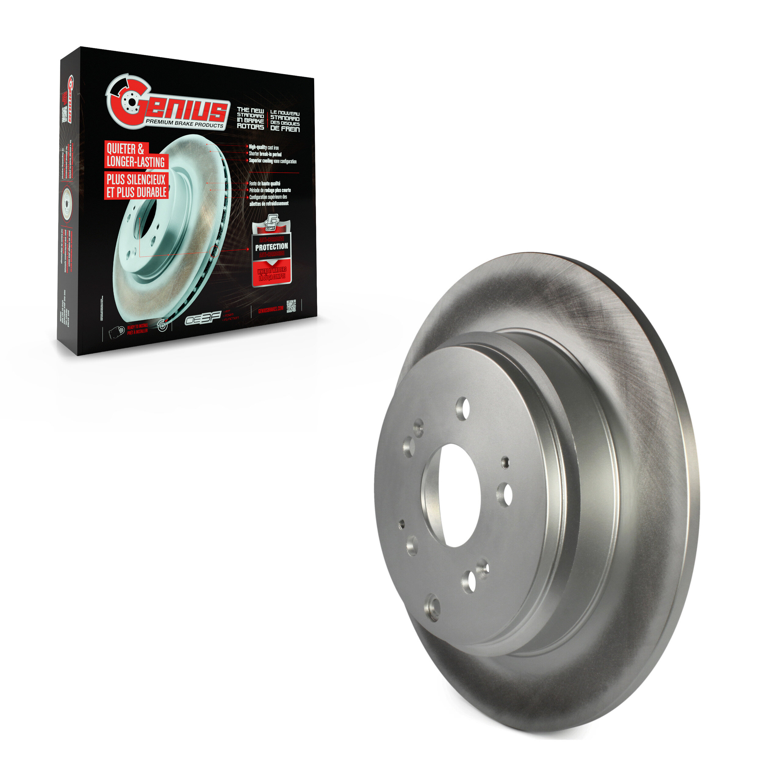 Genius - GCR-980567 - Rear Disc Brake Rotor