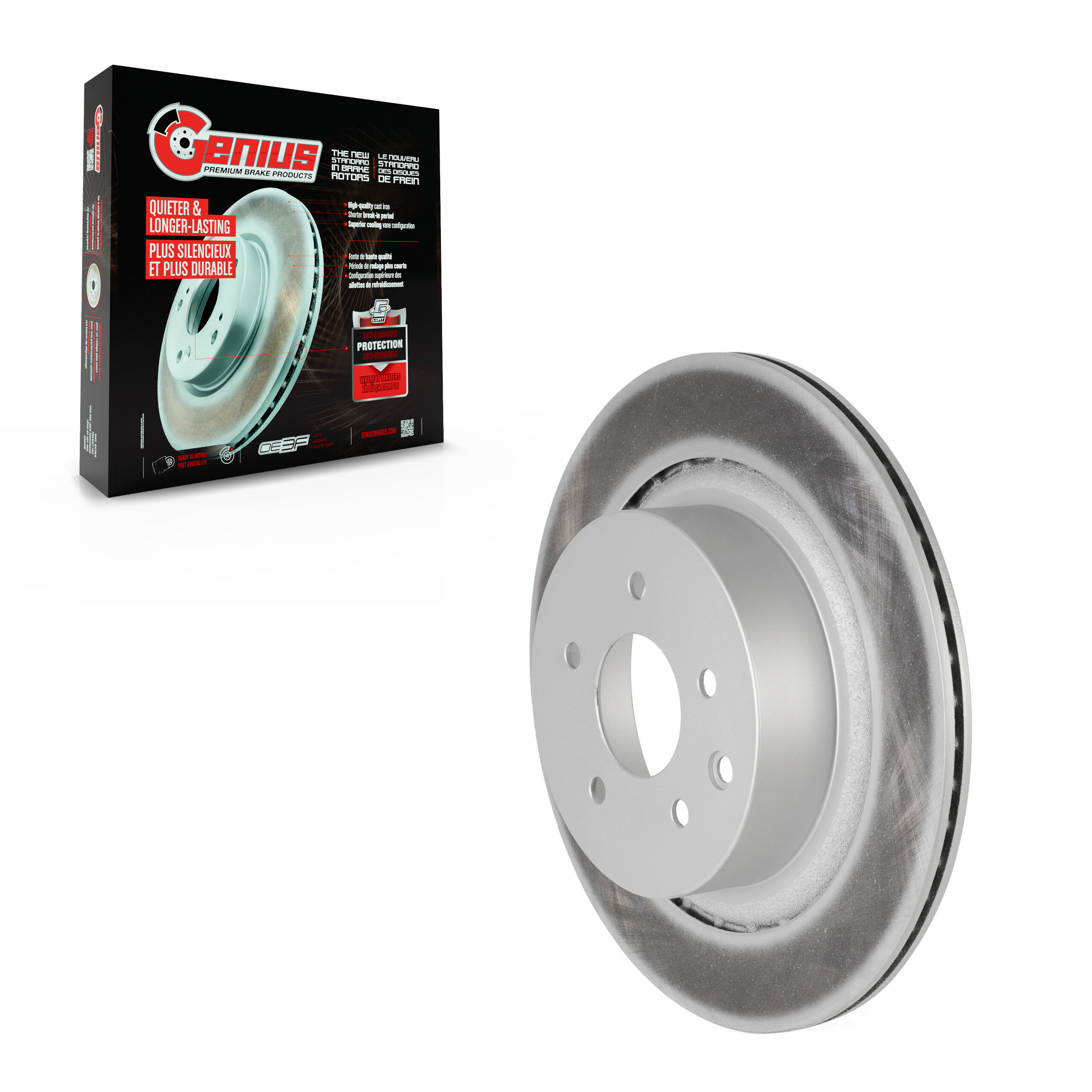 Genius - GCR-980568 - Rear Disc Brake Rotor