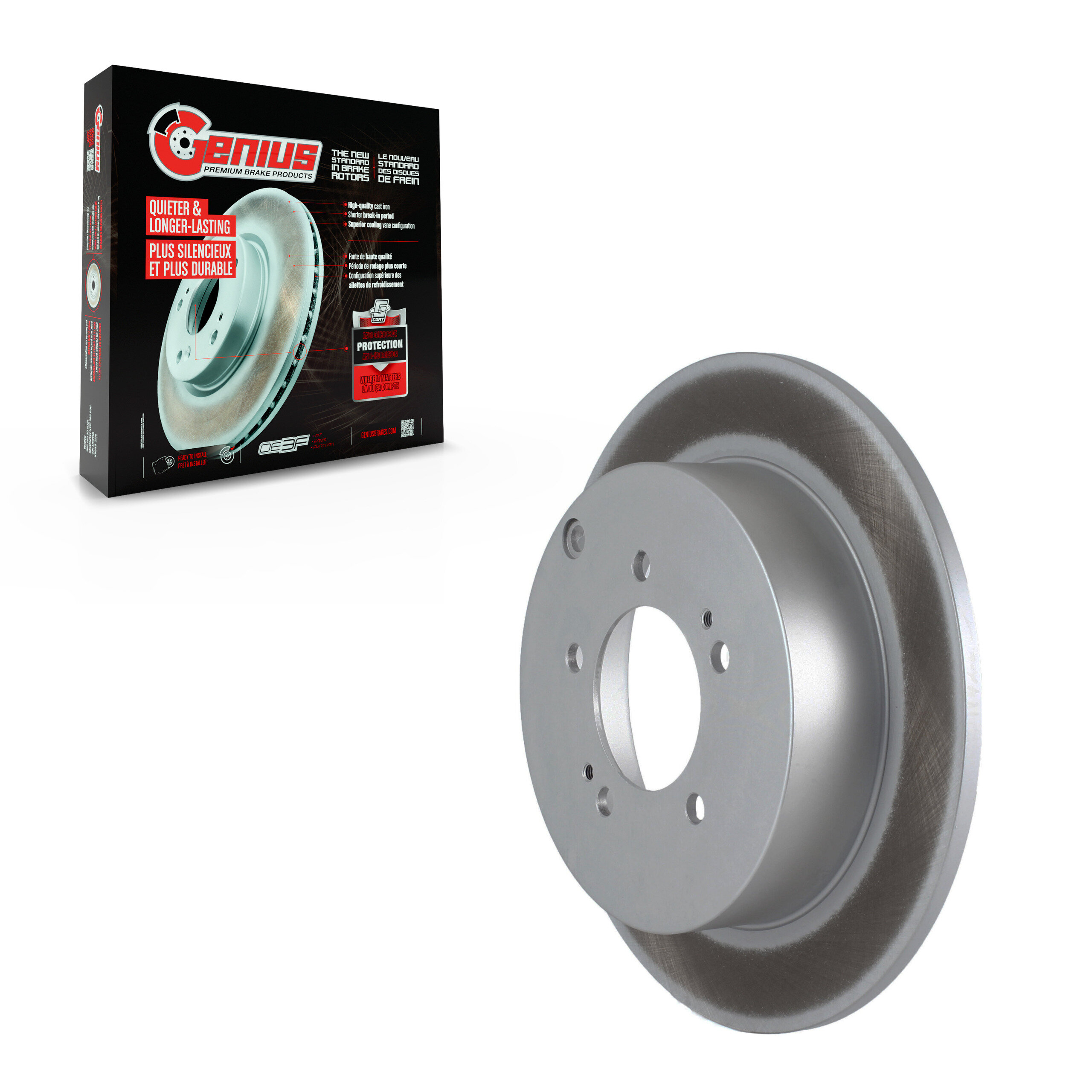 Genius - GCR-980594 - Rear Disc Brake Rotor