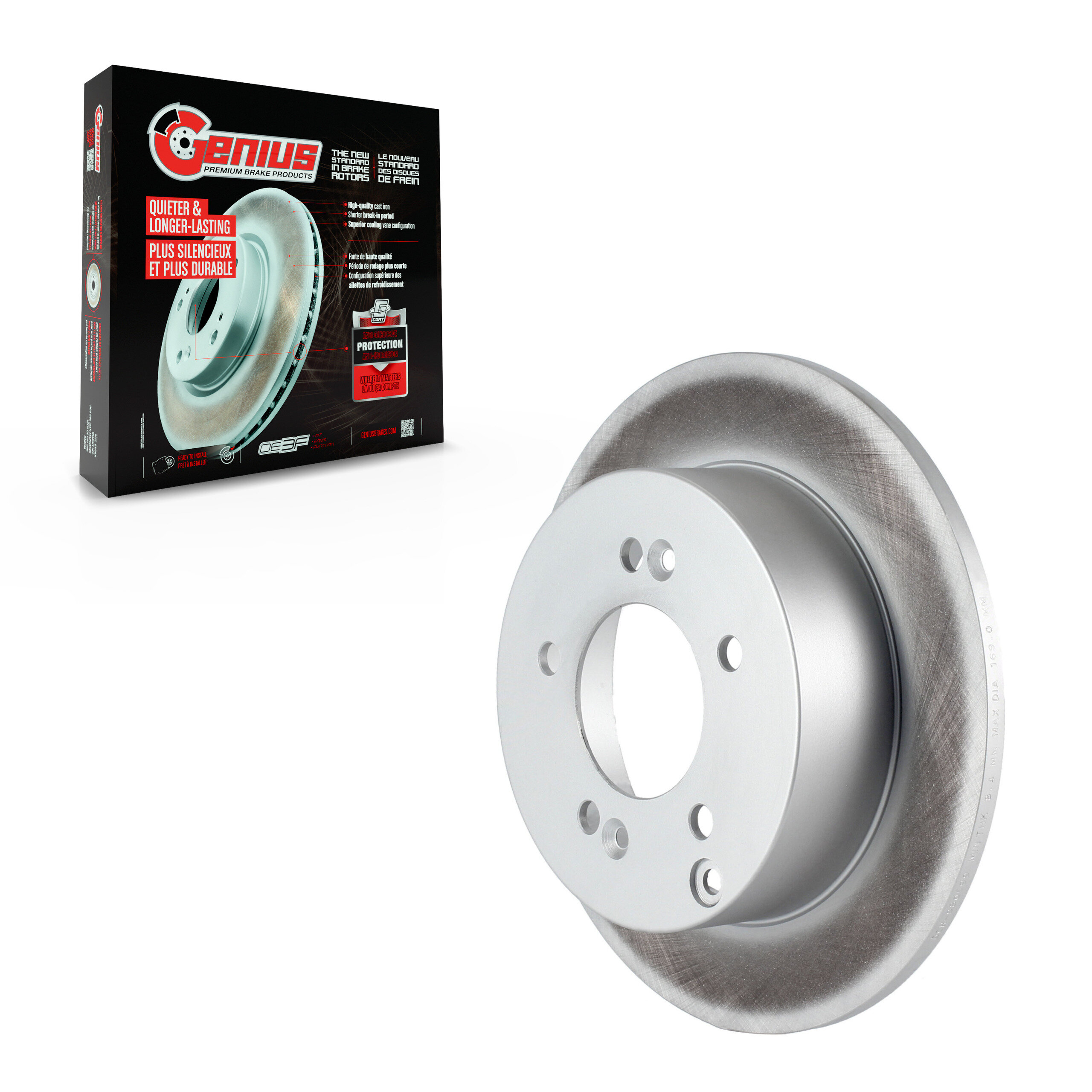 Genius - GCR-980599 - Rear Disc Brake Rotor