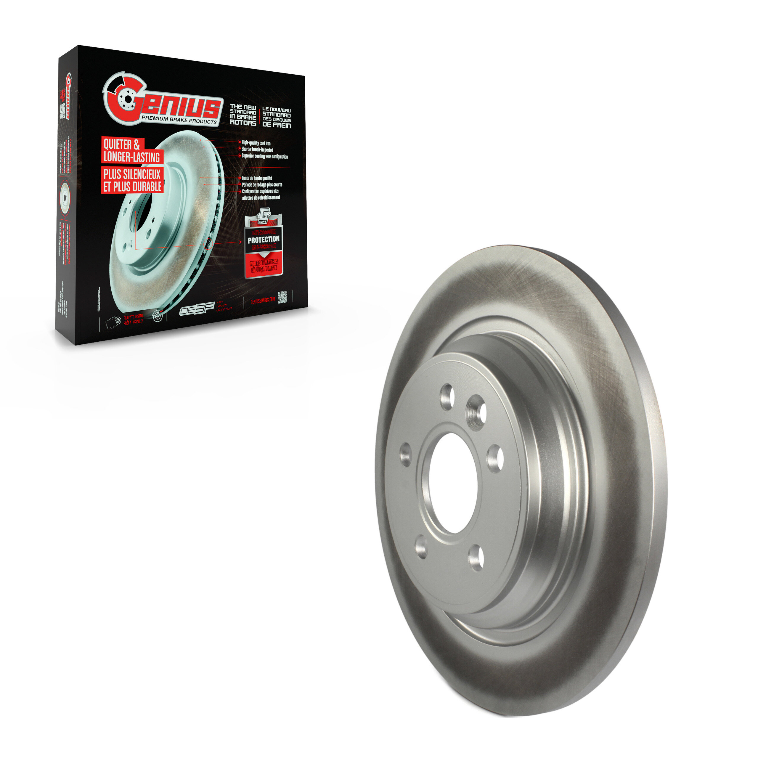 Genius - GCR-980607 - Rear Disc Brake Rotor